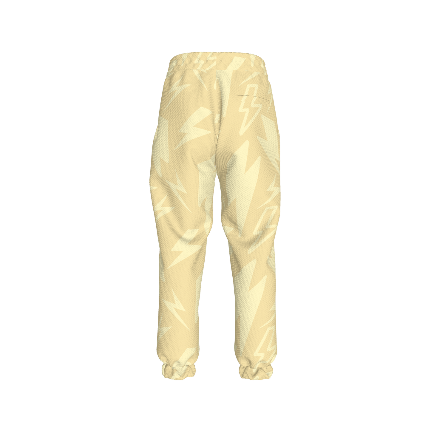 Beige Thunder Sky Short Sleeve Shirts and Sweatpants | Set of 2