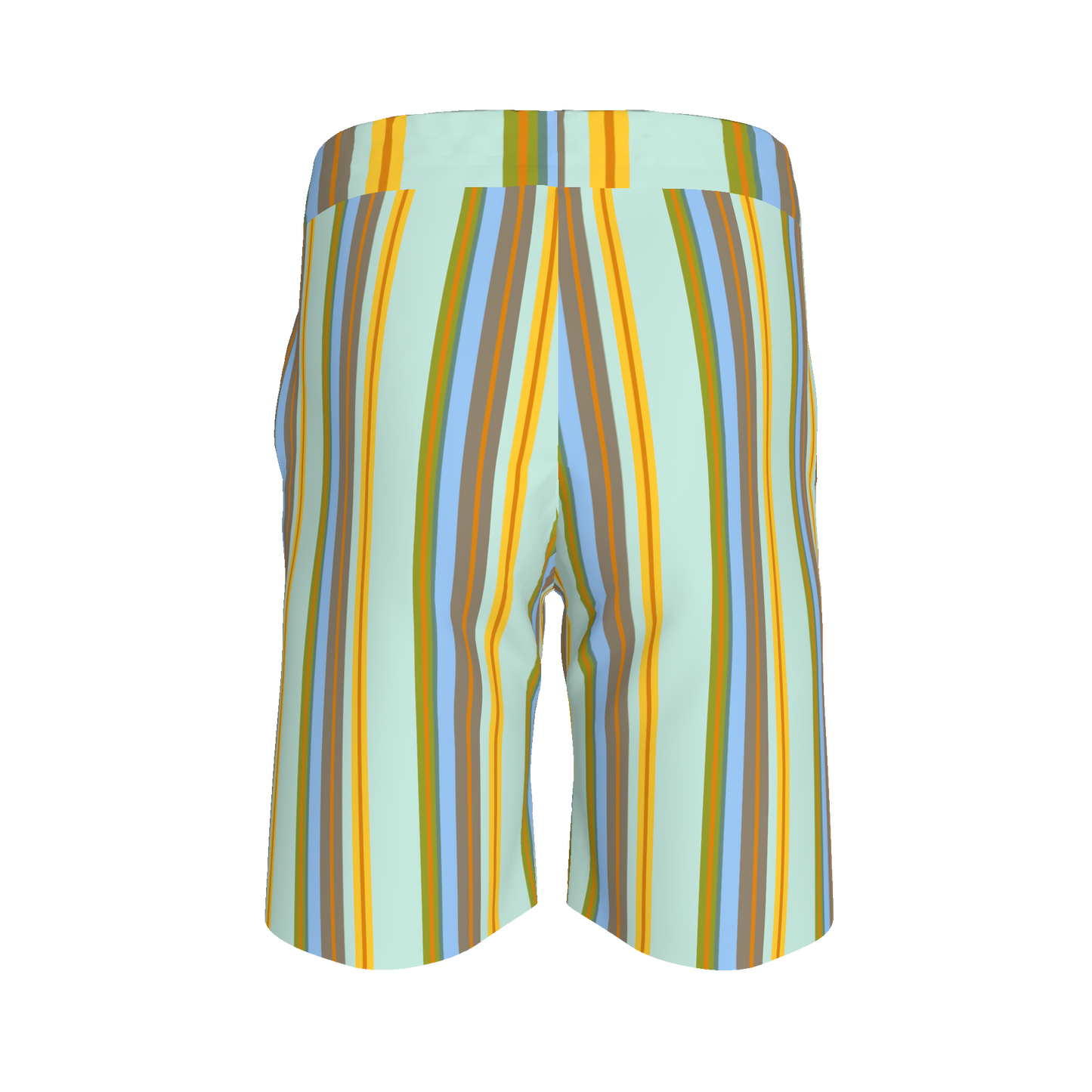 Polo and Shorts in Light Blue & Orange | Set of 2