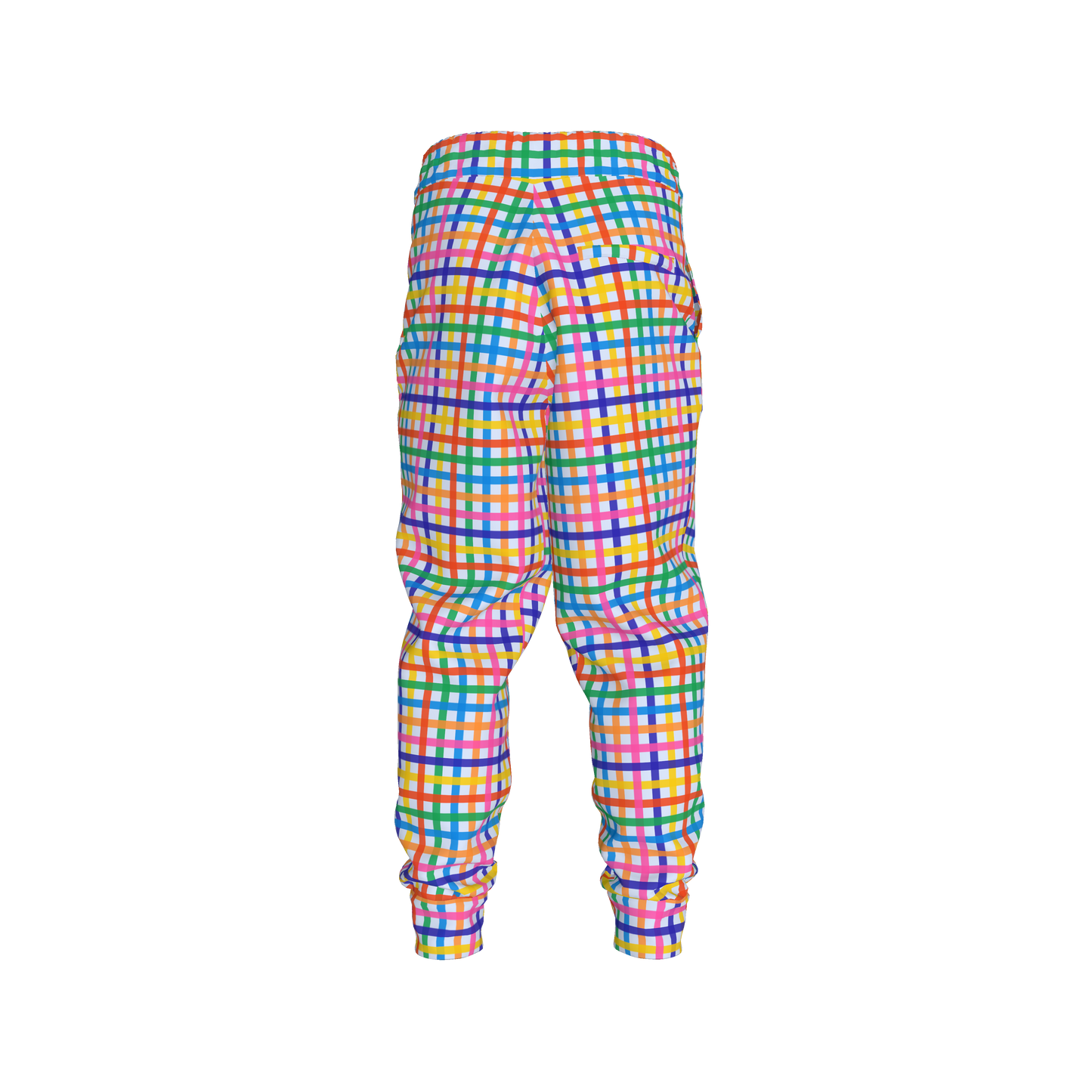 Happy Plaids Jogger Pants