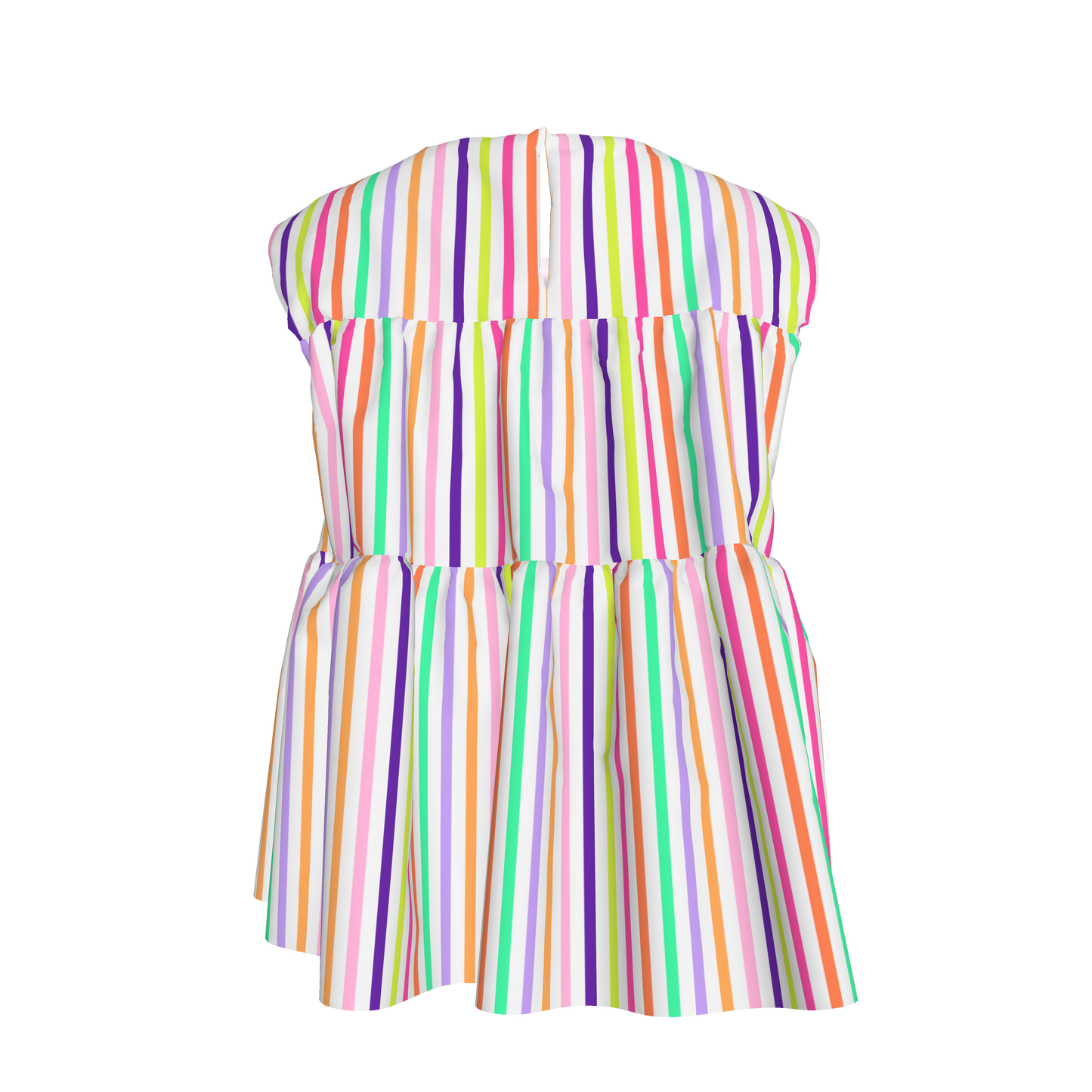 Cute Lines Ruffle Top