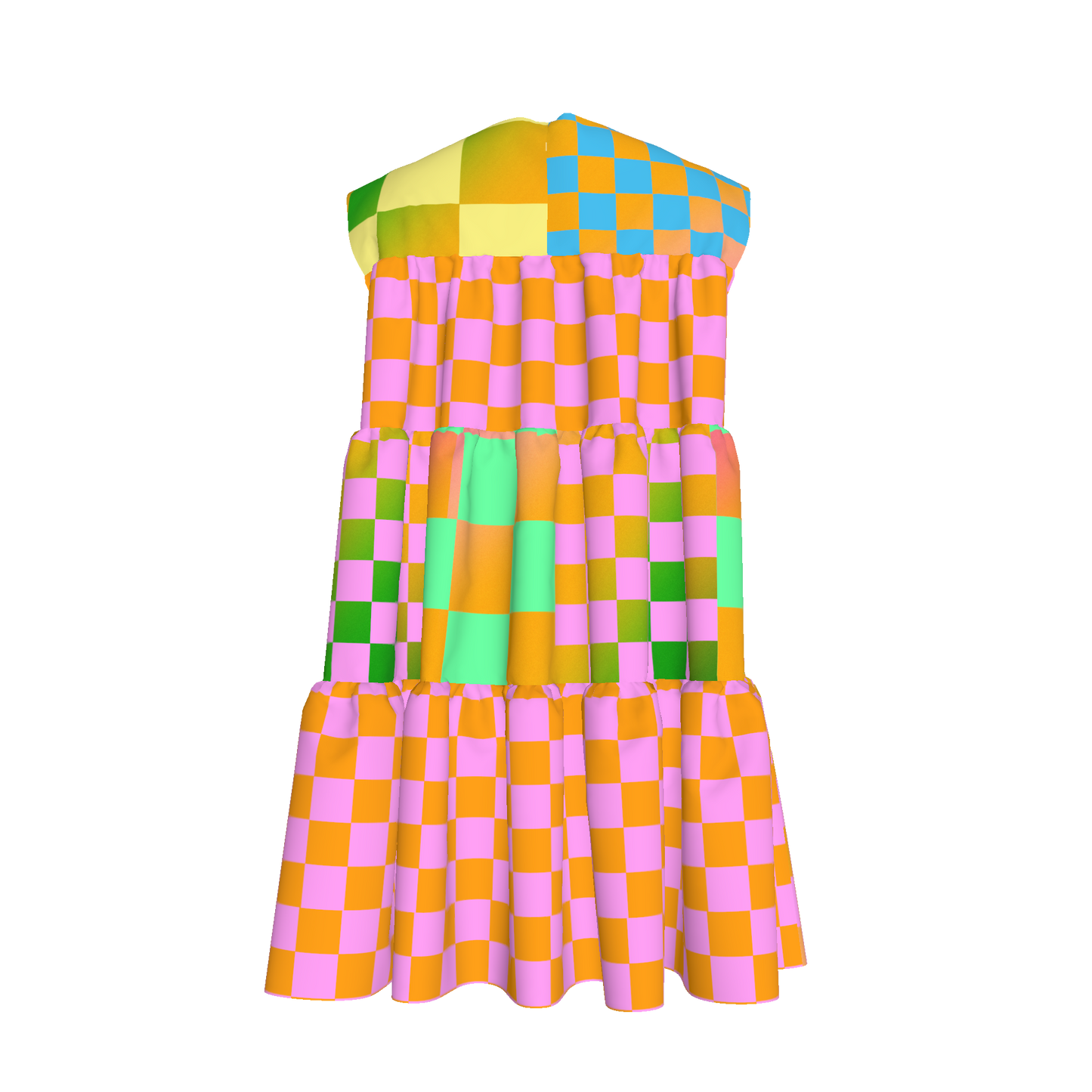 BruceGlen Psycheck Tiered Dress