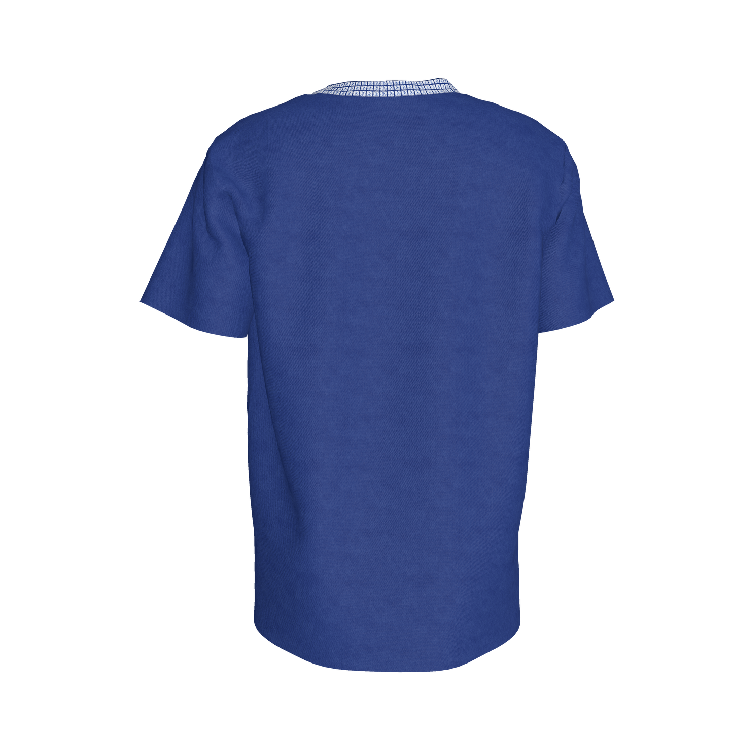 Seahorse Pocket Detail Tee in Blue