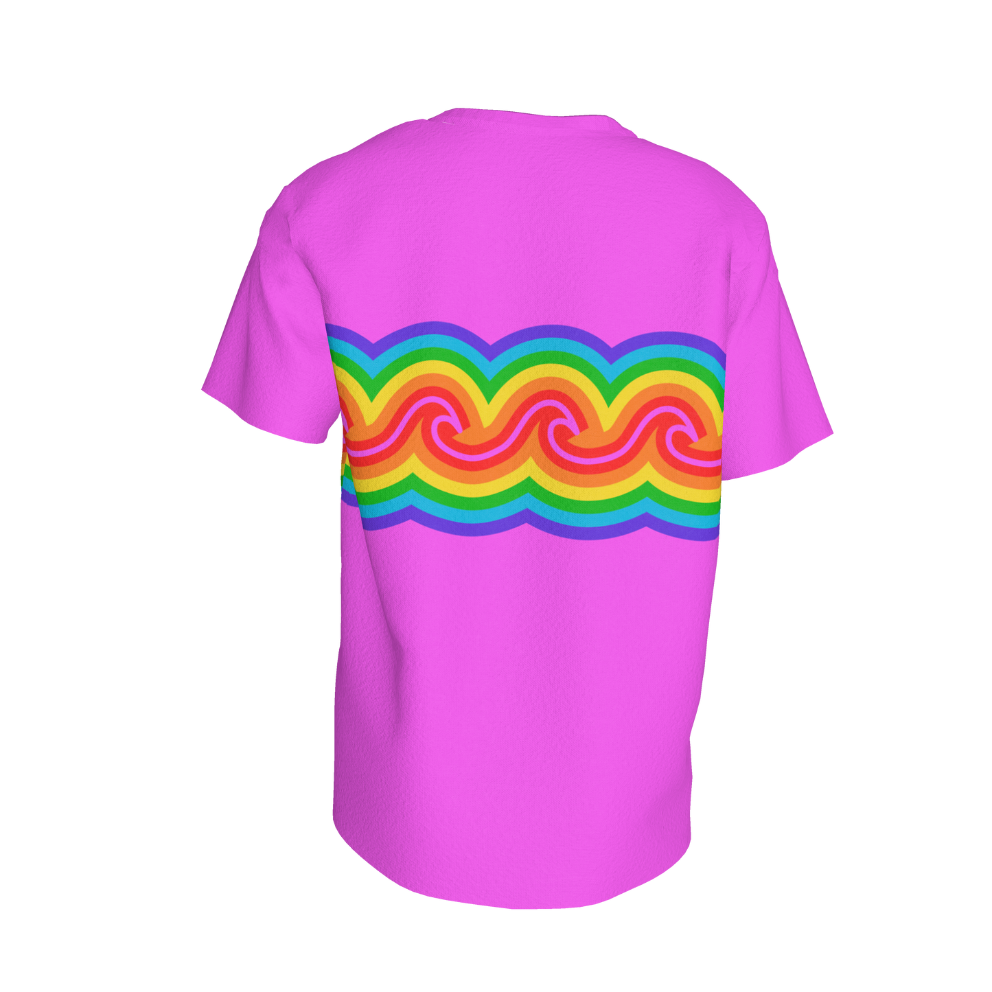 Macy Tee in Pink Rainbow