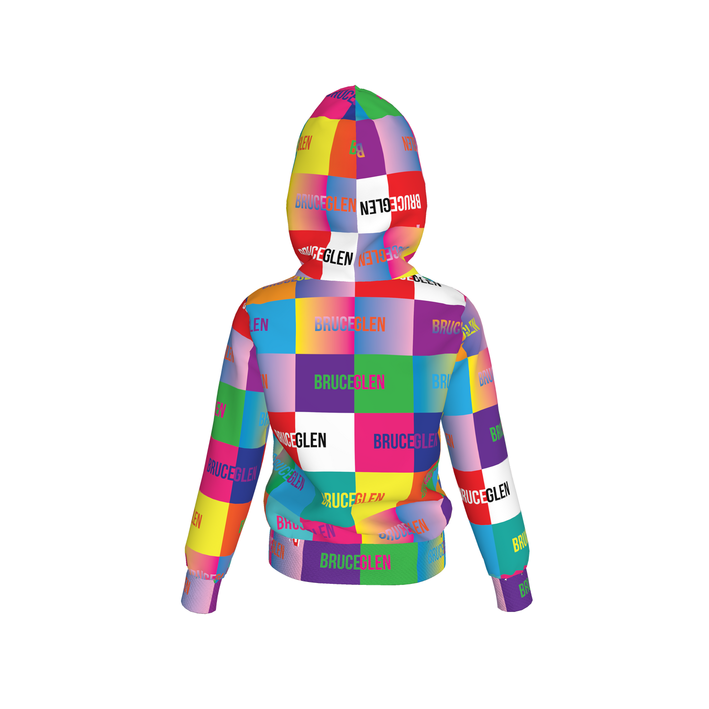 BruceGlen Logo Blocks Kid's Hoodie