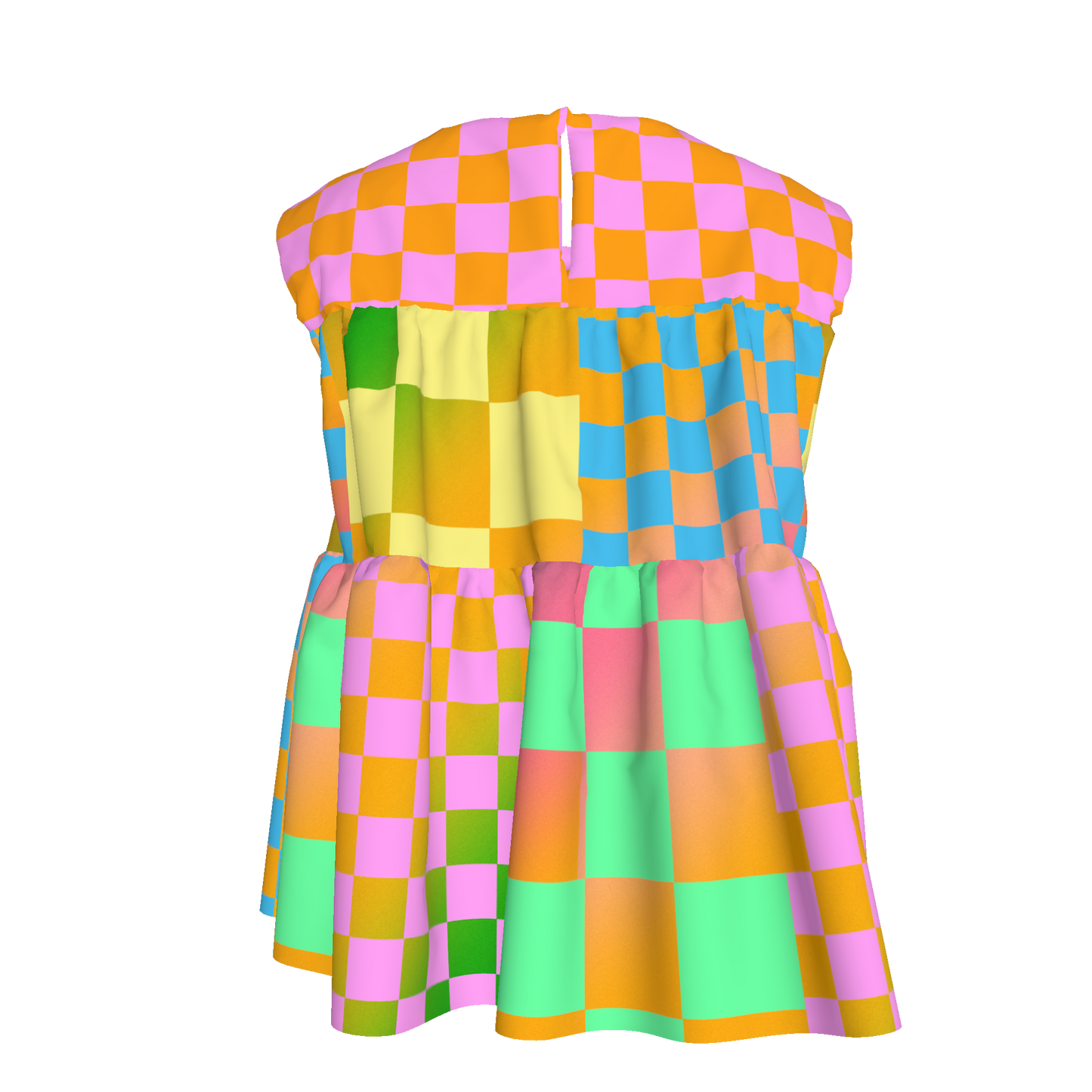 BruceGlen Psycheck Tiered Top