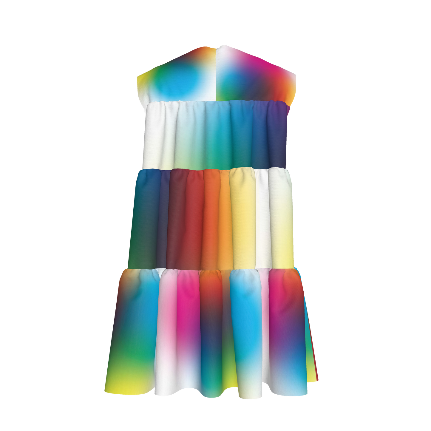 Color Code Kid's Tiered Dress