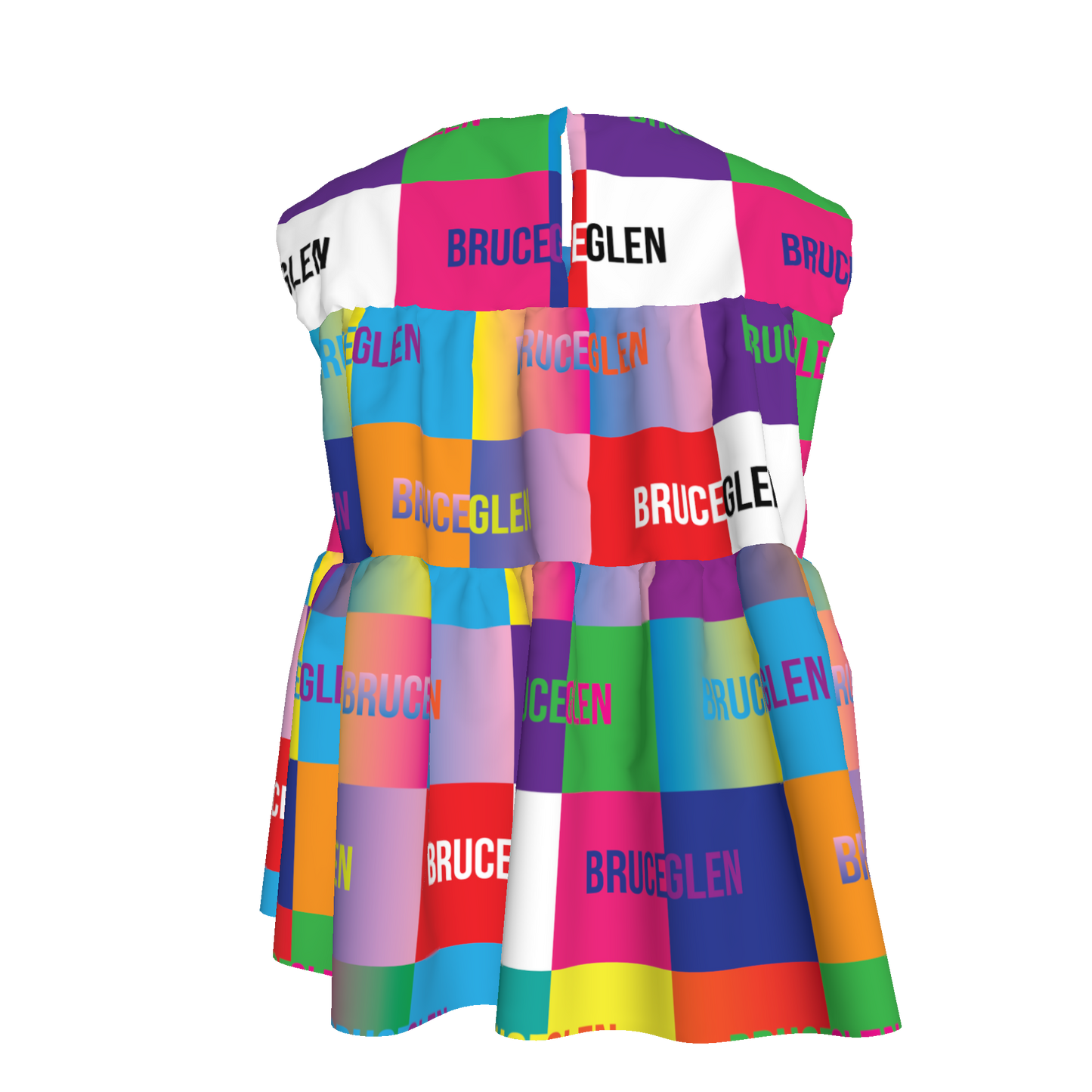 BruceGlen Logo Blocks Kid's Tiered Top