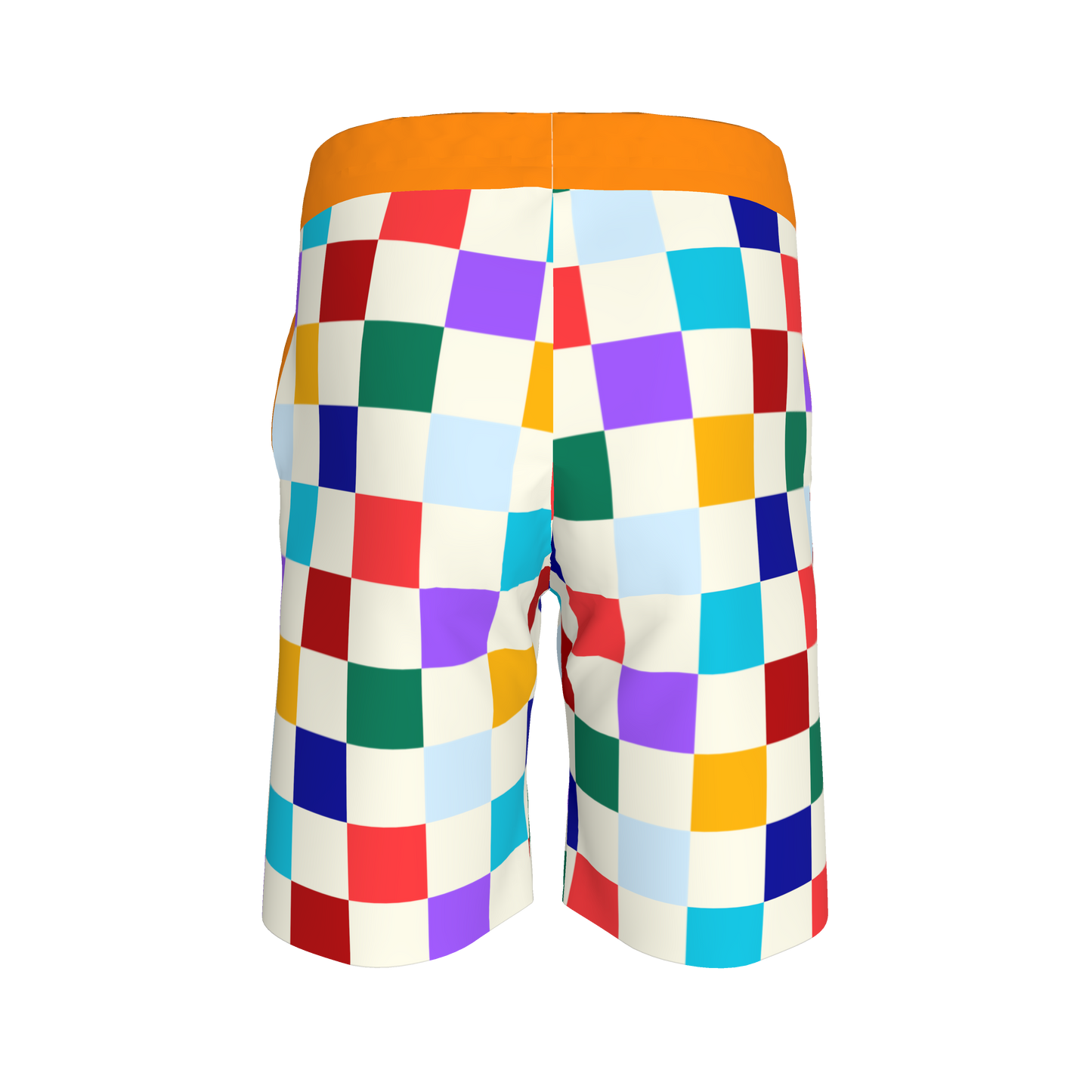 Small Kaleidoscope Checks Knit Shorts