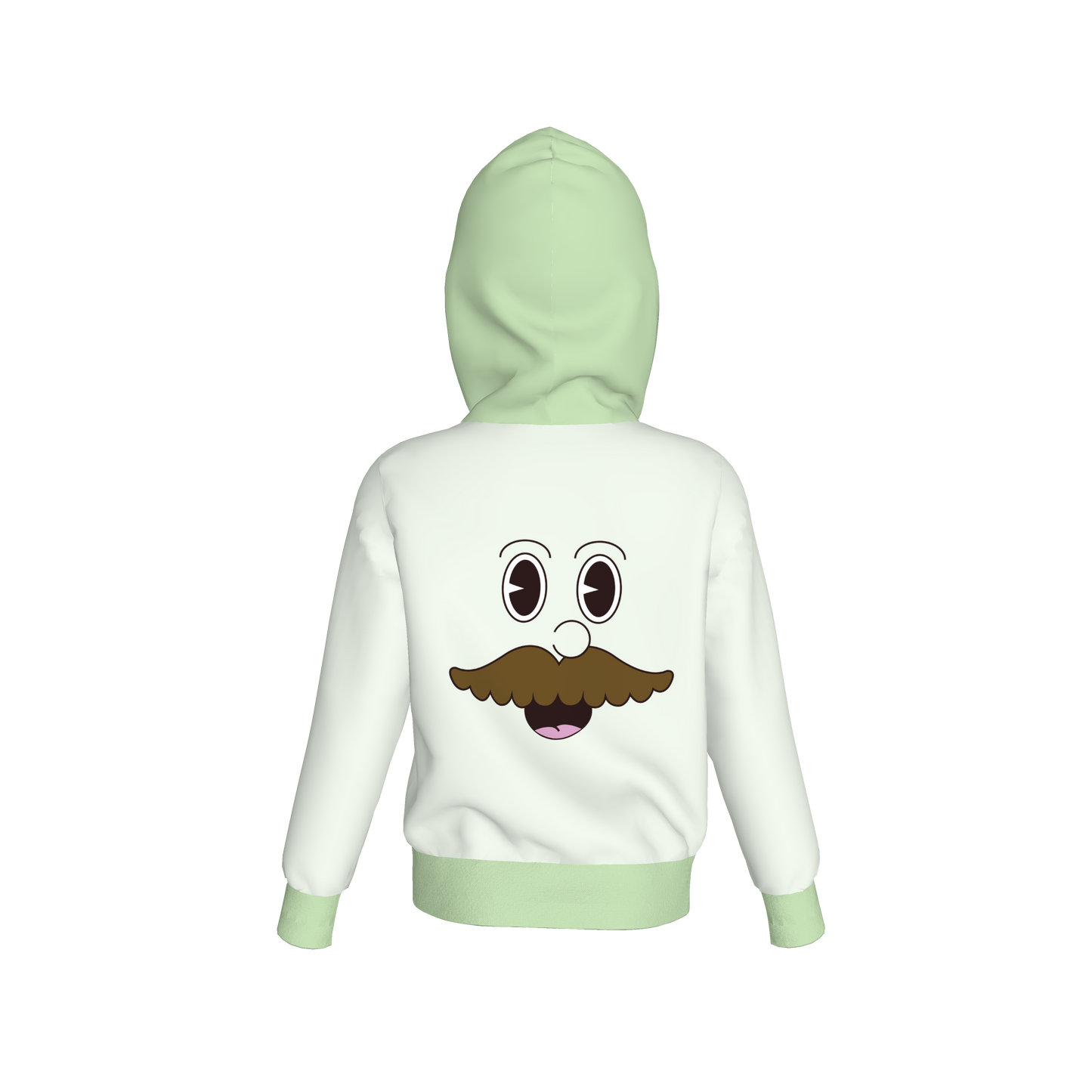 Mustache Pullover Hoodie