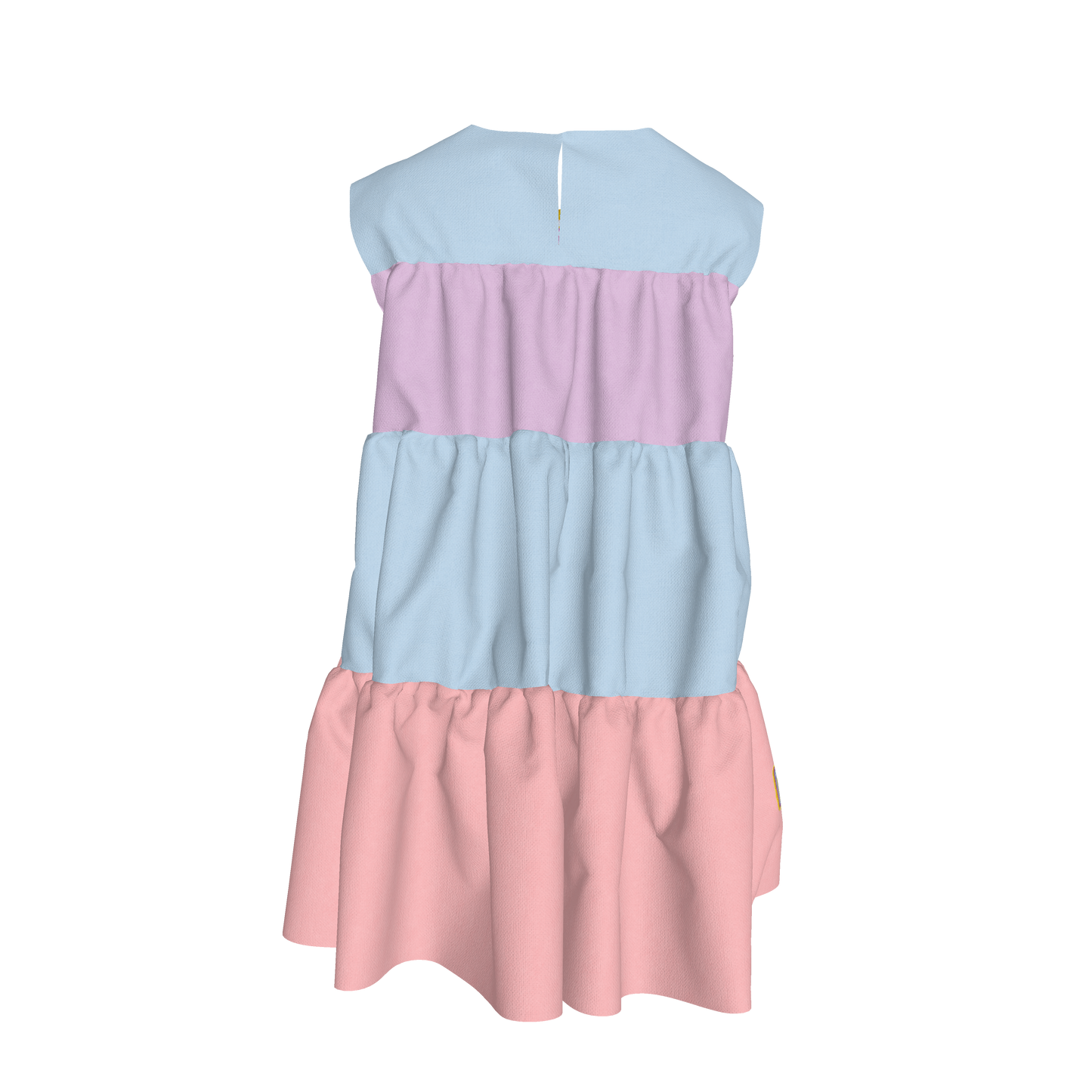 Meowsville Dress in Ice Cream