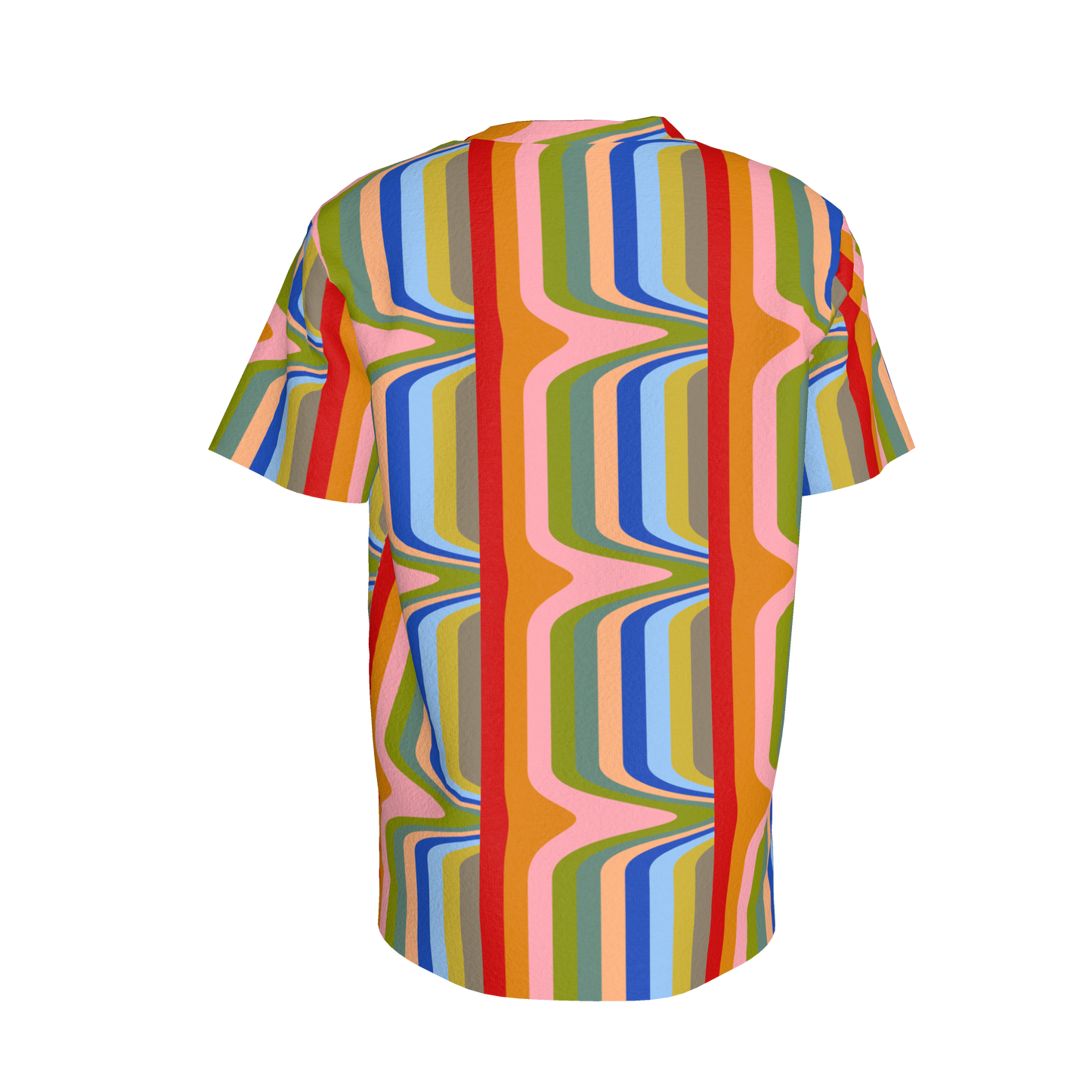 Kid's Pocket T-Shirt in Fun Retro in Cotton Spandex Lightweight Jersey