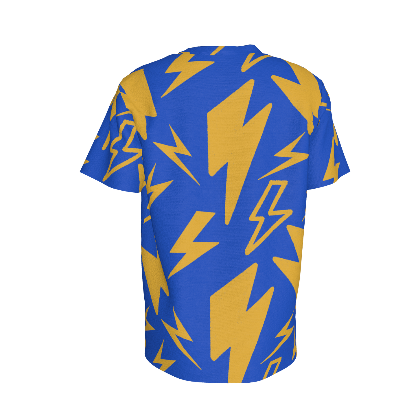 Kid's Pocket T-Shirt in Super Thunder Blue in Cotton Spandex Lightweight Jersey