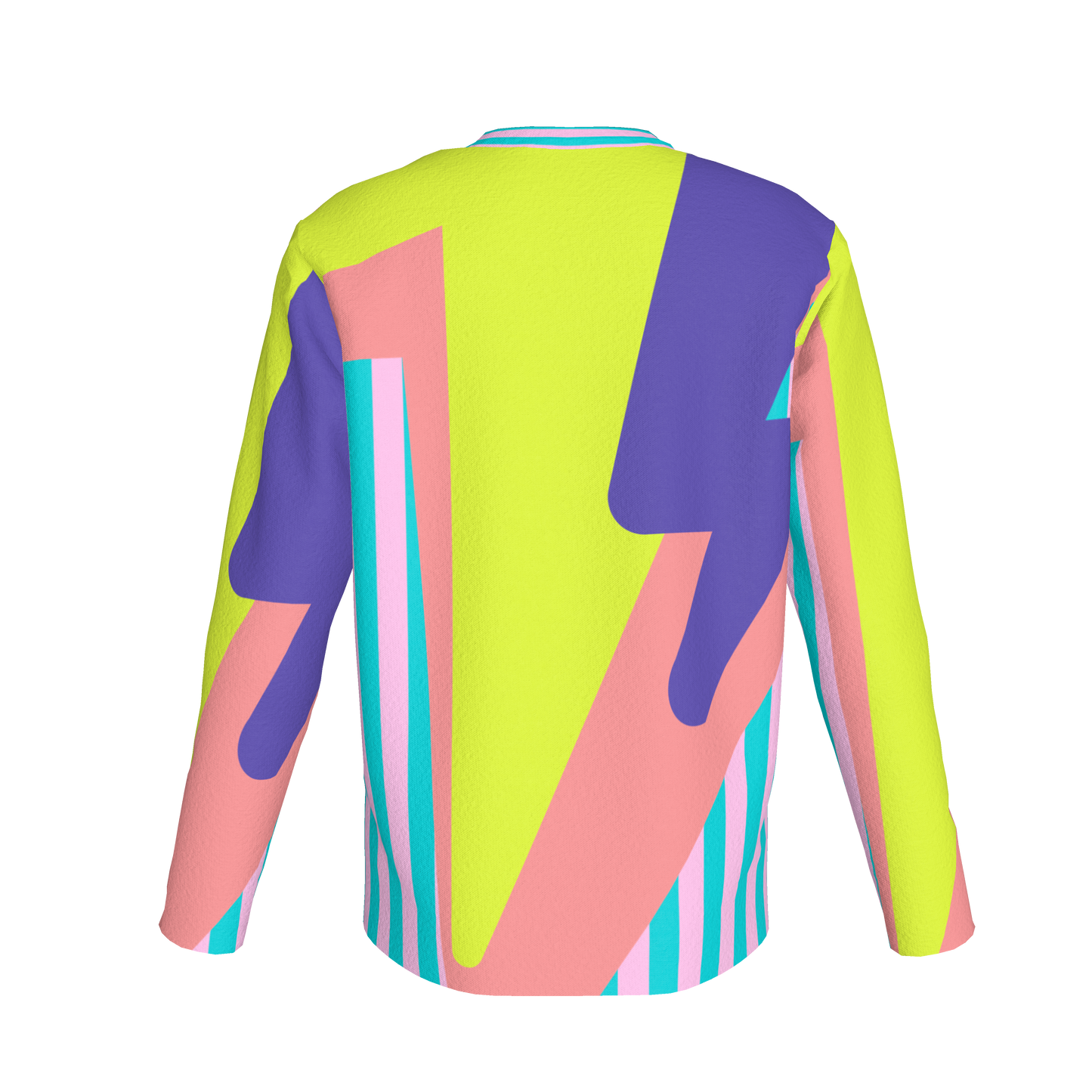 Color Splash Long Sleeve Pocket T-shirt