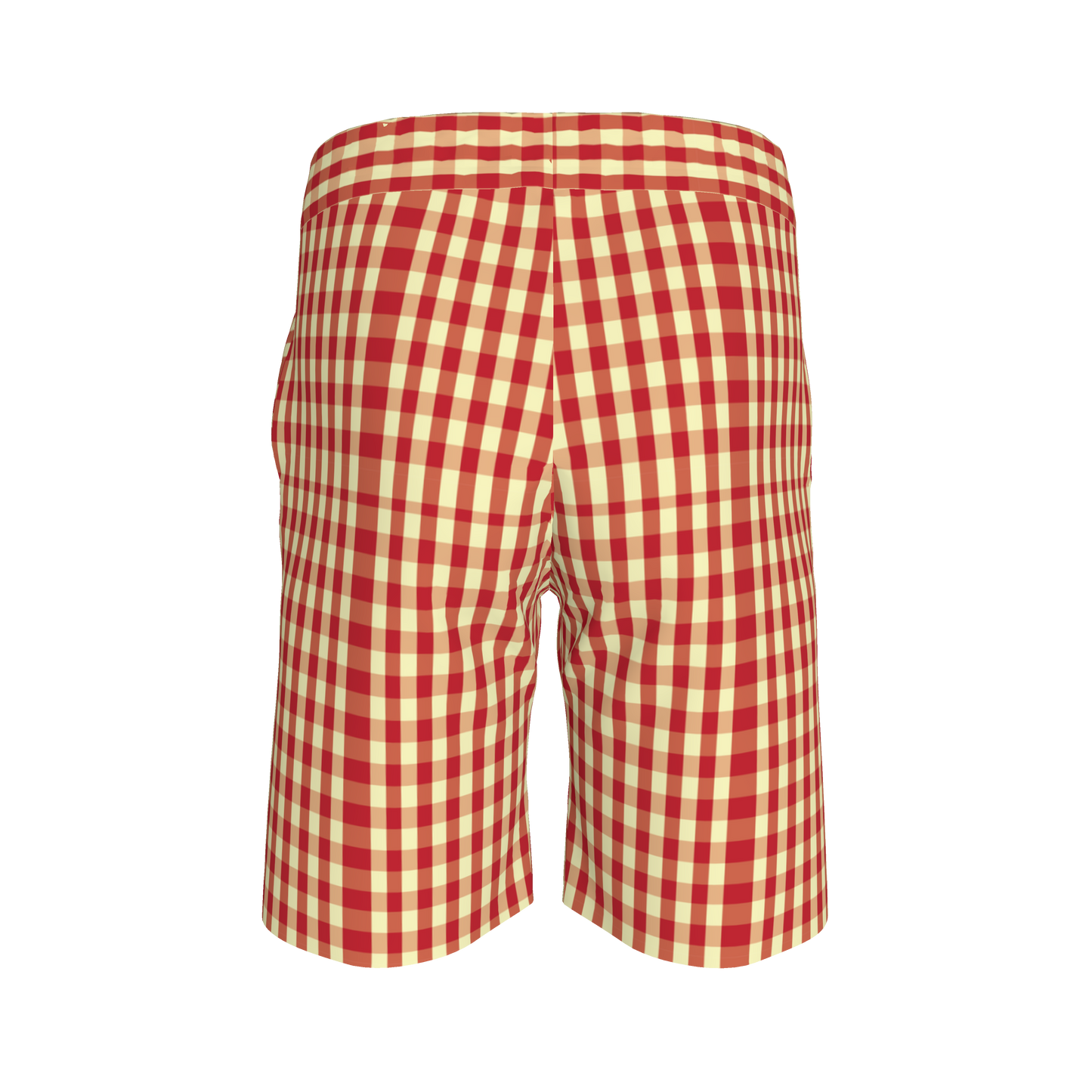 Red & Yellow Gingham Shorts