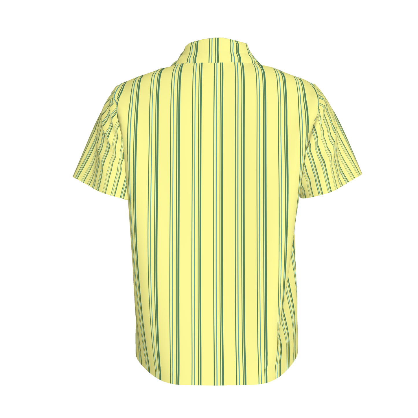 Kid's Polo in Light Yellow & Green in Organic Cotton Pique