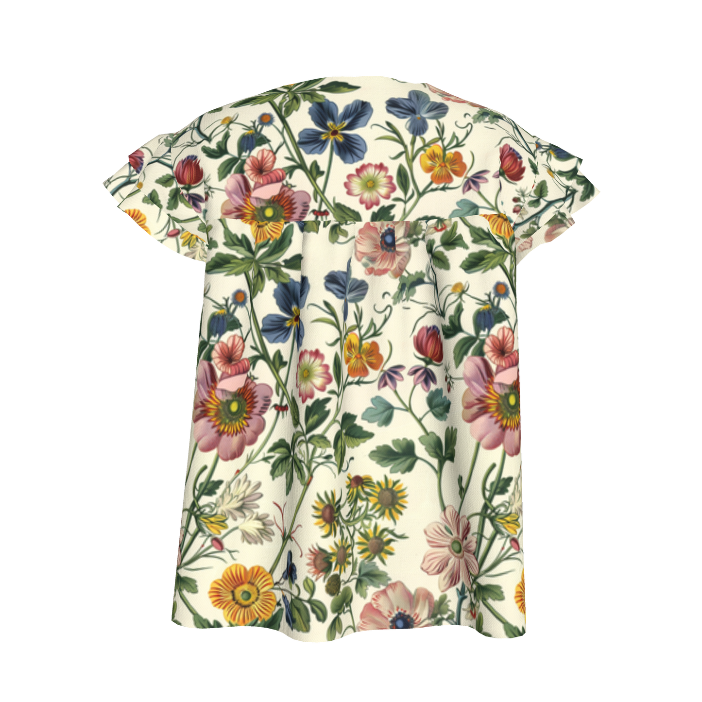 Gardenia Ruffle Sleeve Top