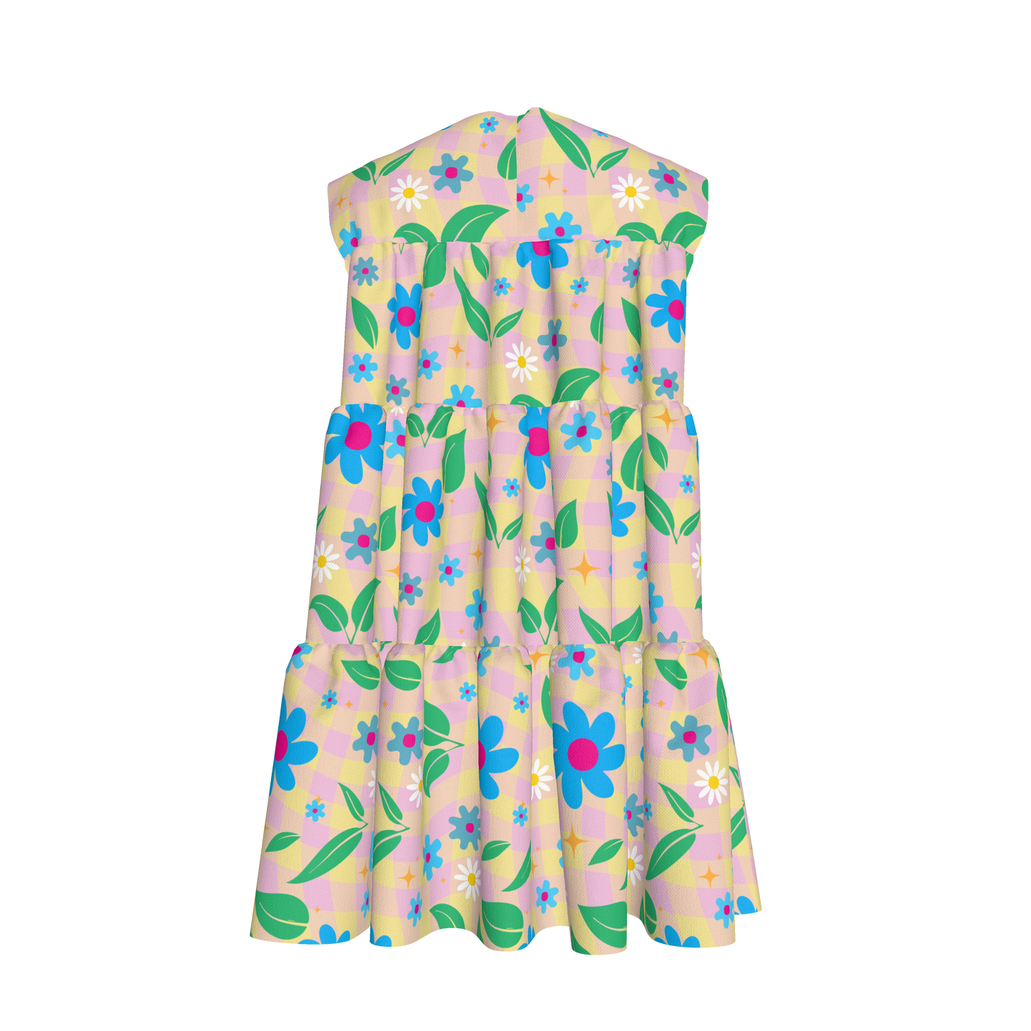 Olivia Dress in 70s Print