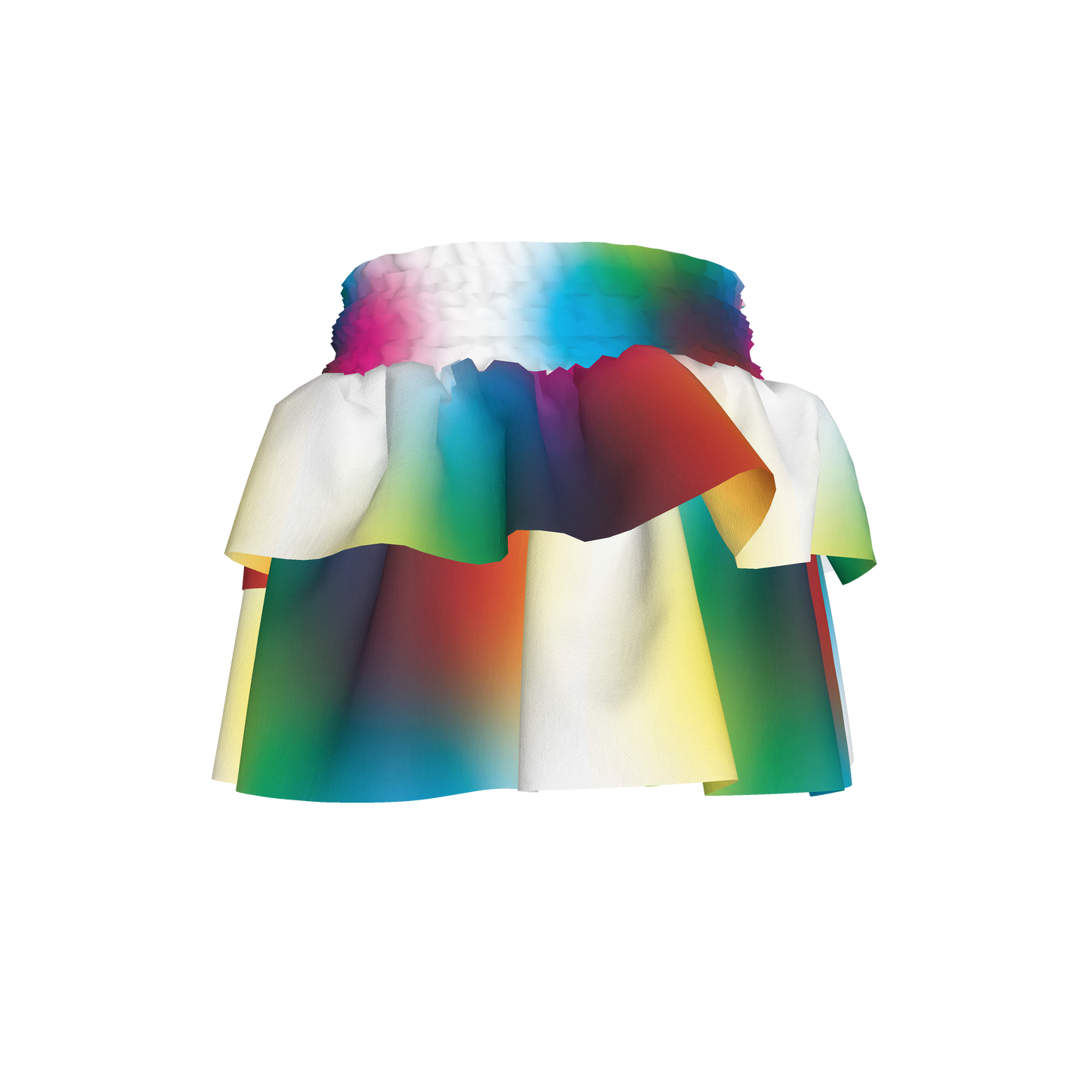 BruceGlen Color Code Kid's Smocked Skirt