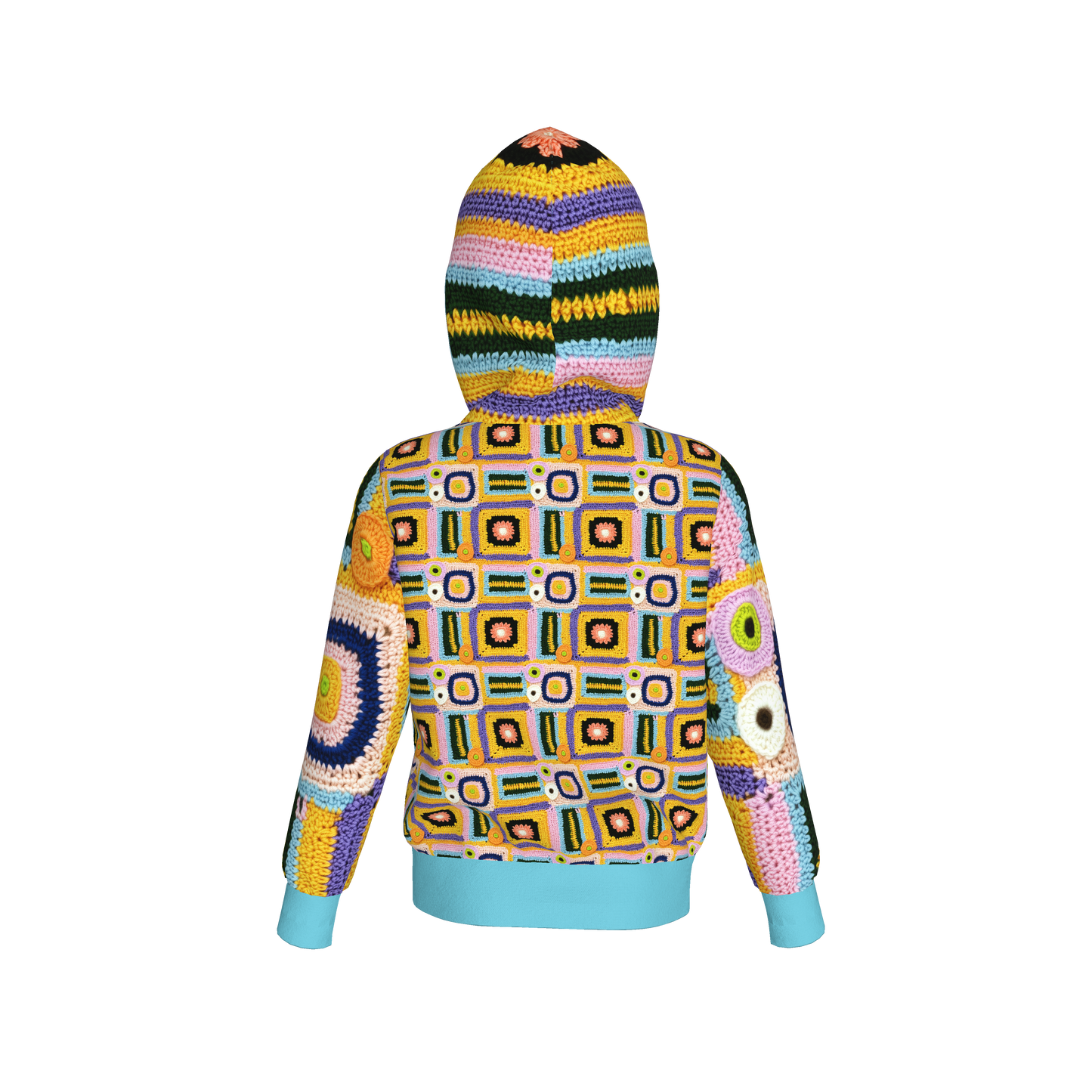 Allsorts Crochet Hoodie