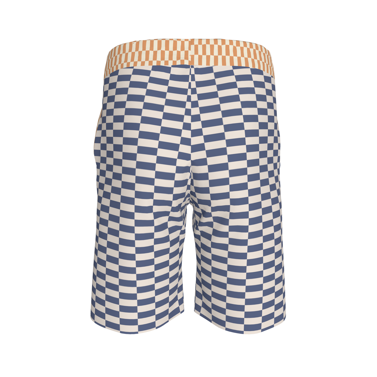 Blue & Yellow Gingham Shorts
