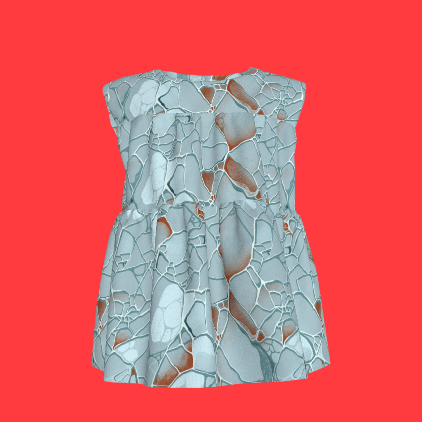 Larimar Ruffle Top