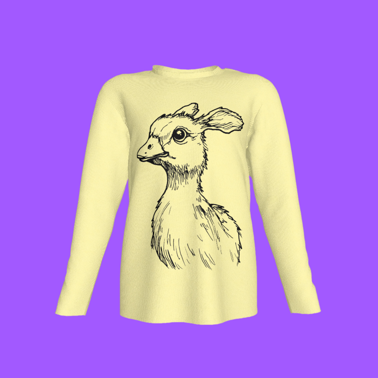 Duckling Dreams Bunny Tee in Yellow