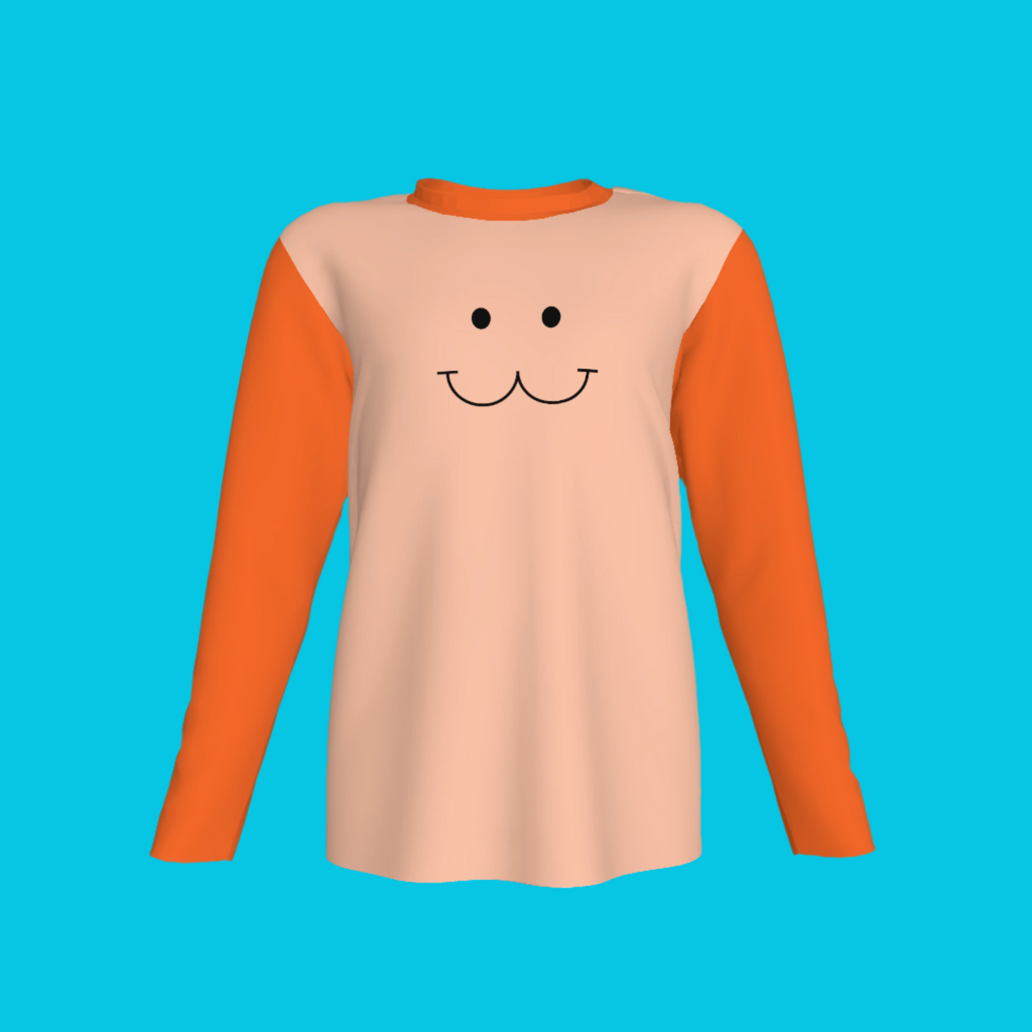 Cat Smile Long Sleeve T-Shirt