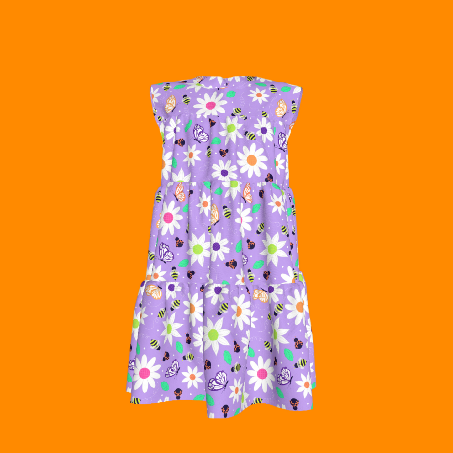 Sweet Spring Ruffled Dress