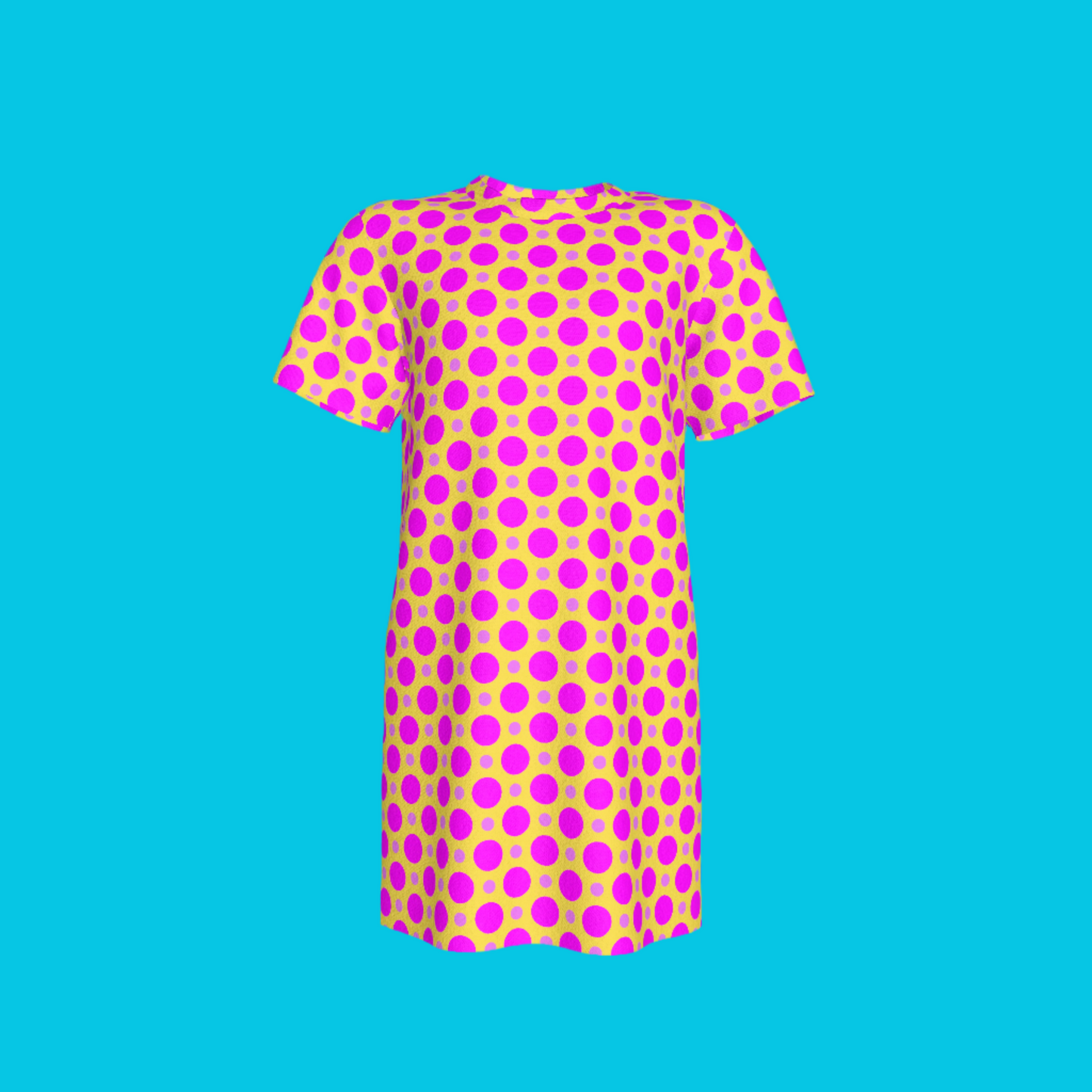Melanie Dress in Pink Circle