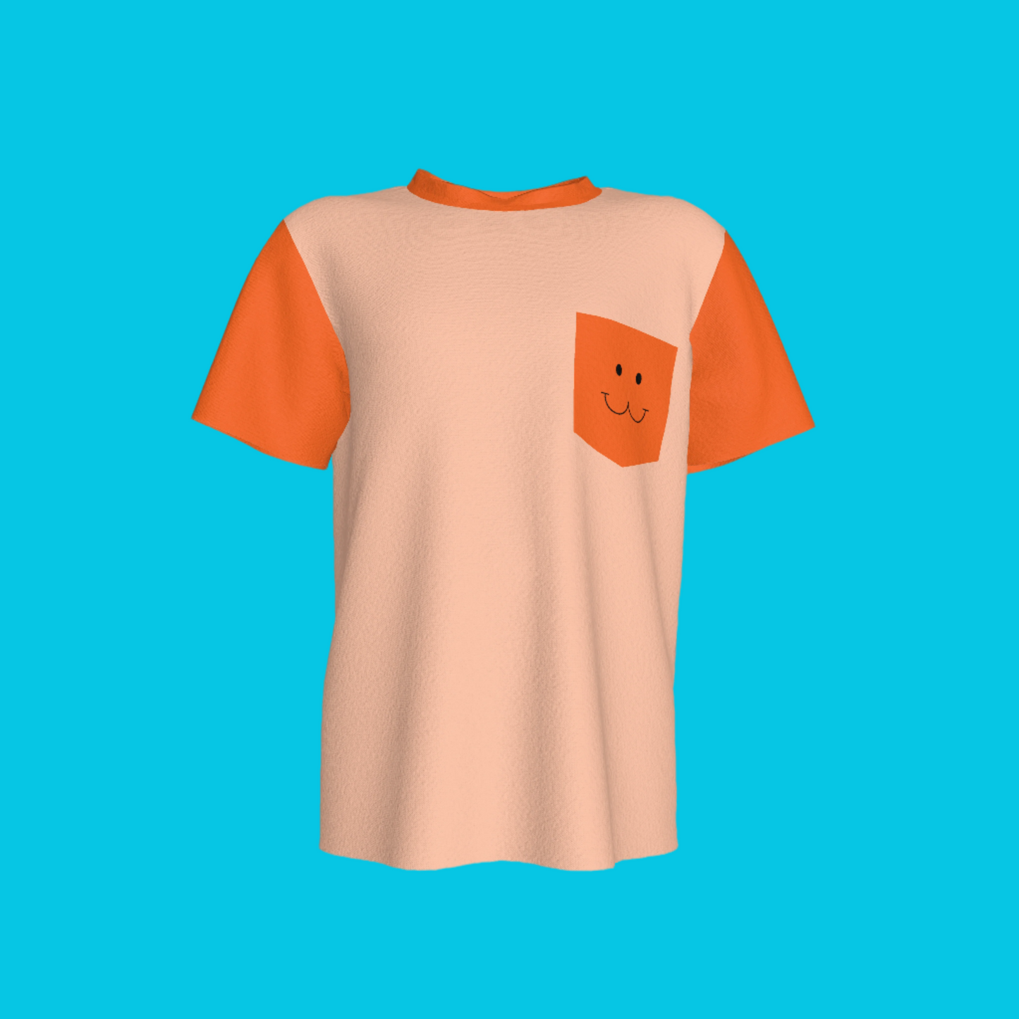 Cat Smile Pocket T-Shirt