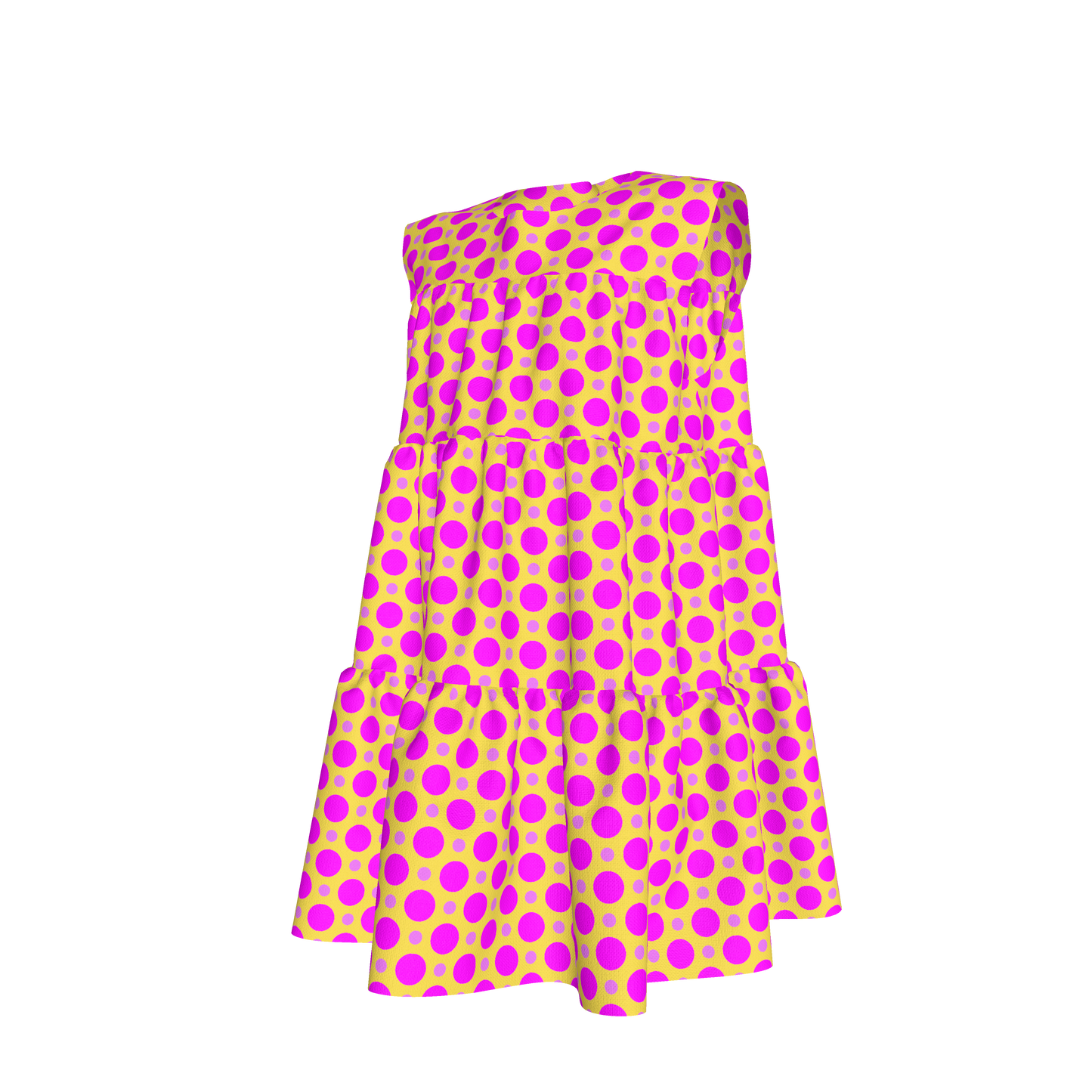 Olivia Dress in Pink Circle