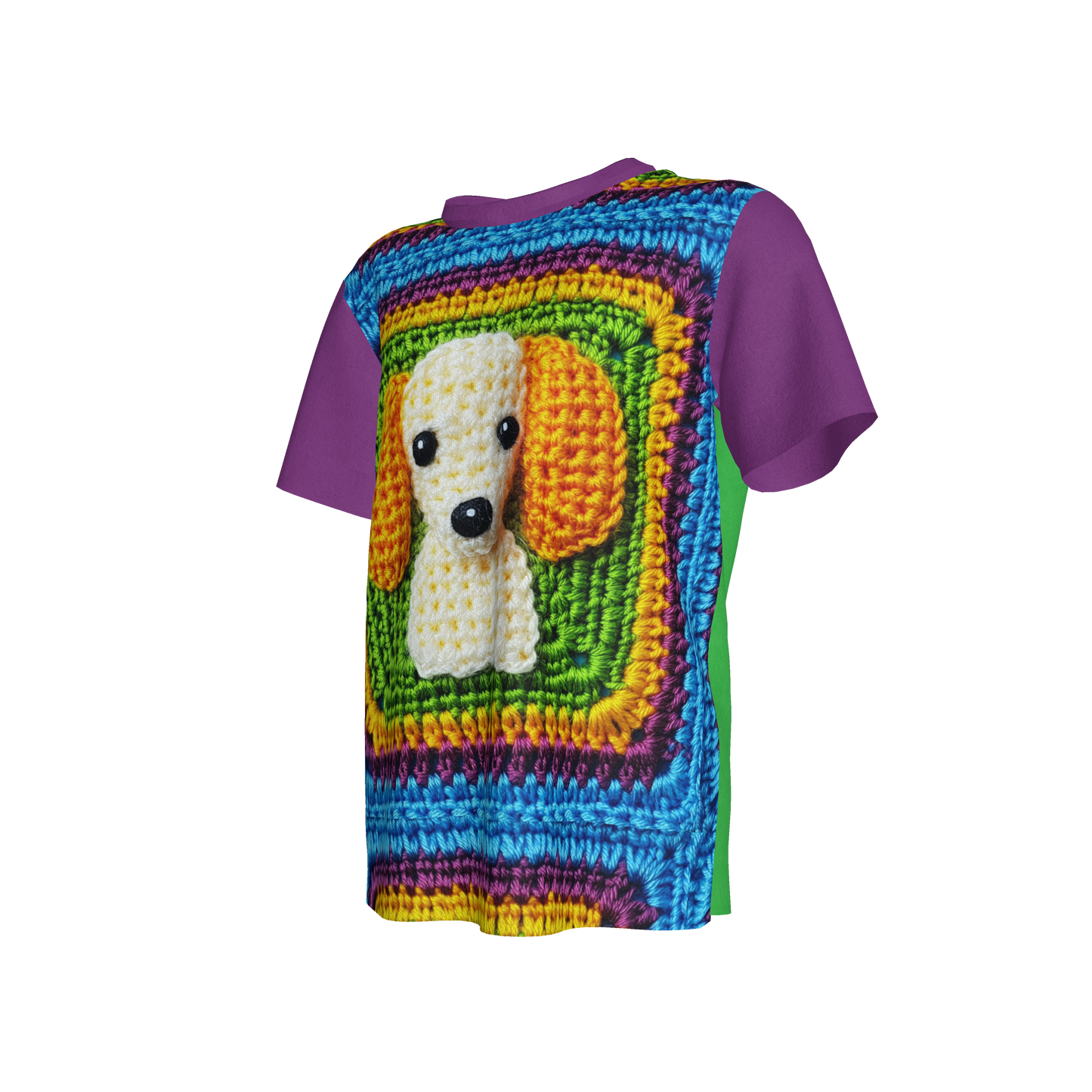 Knit Dog Pearl Tee