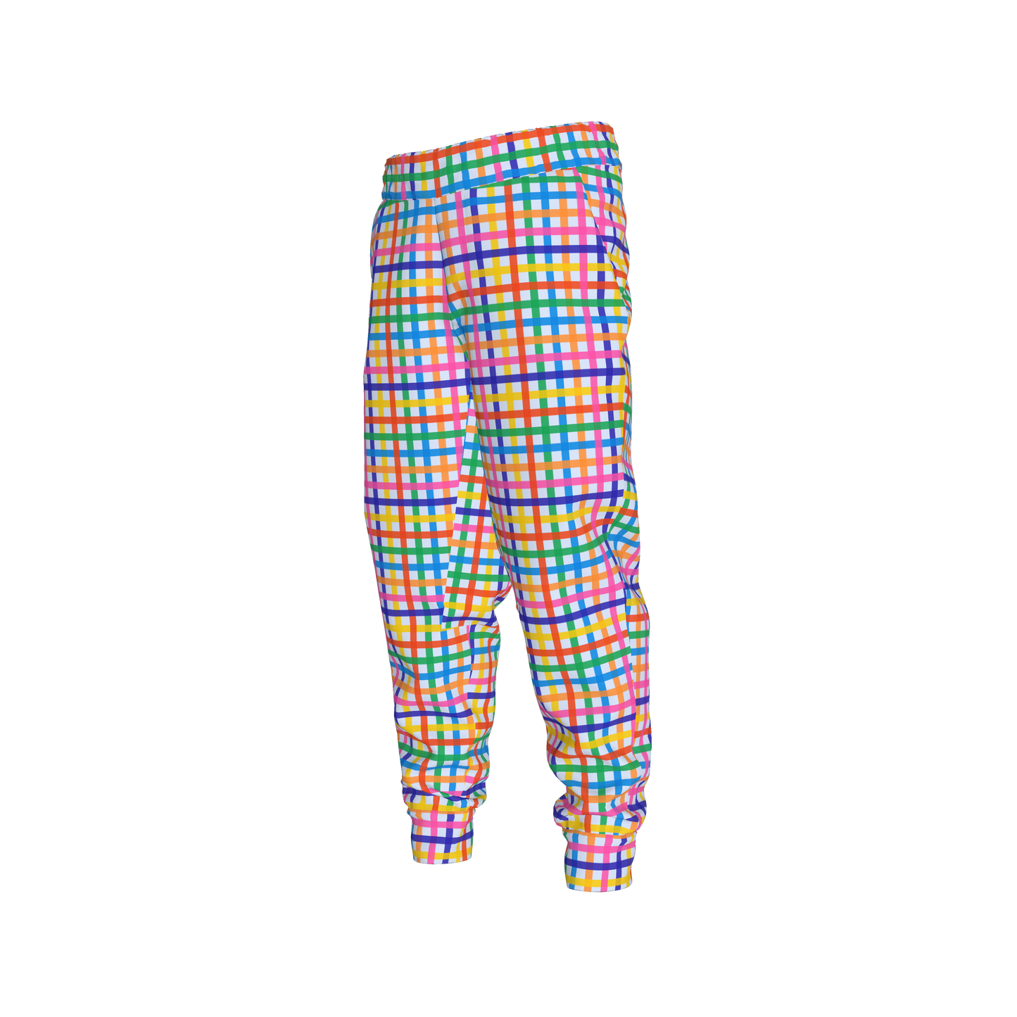 Happy Plaids Jogger Pants