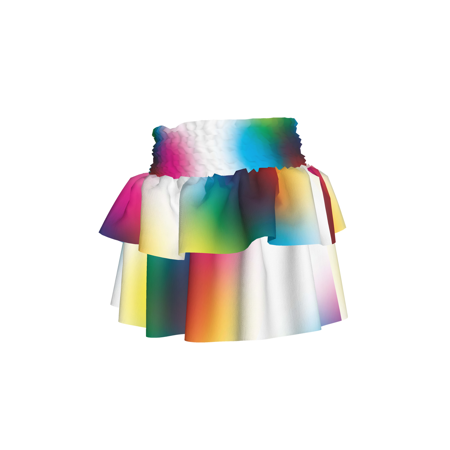 BruceGlen Color Code Kid's Smocked Skirt