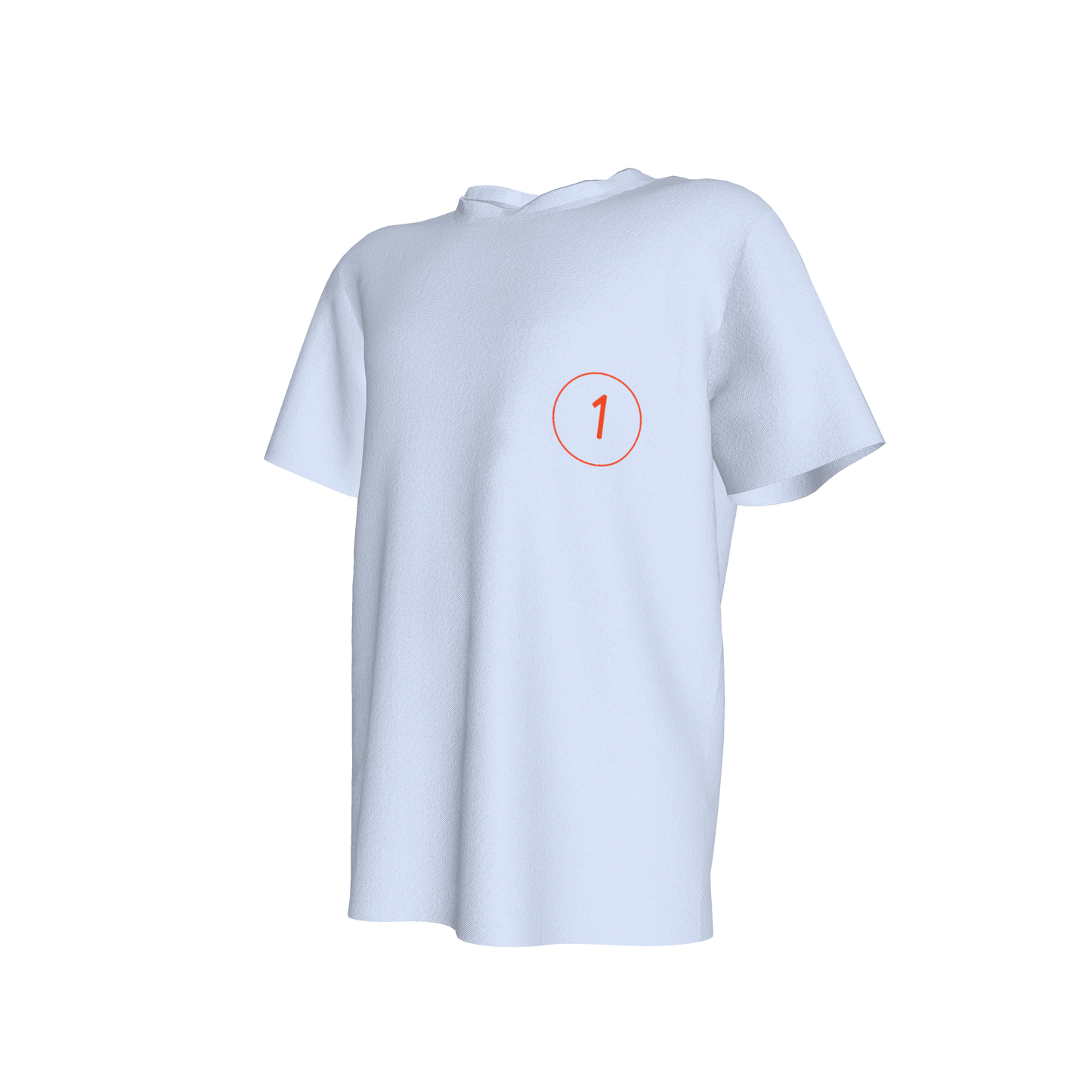 Blue 1 Pocket T-shirt