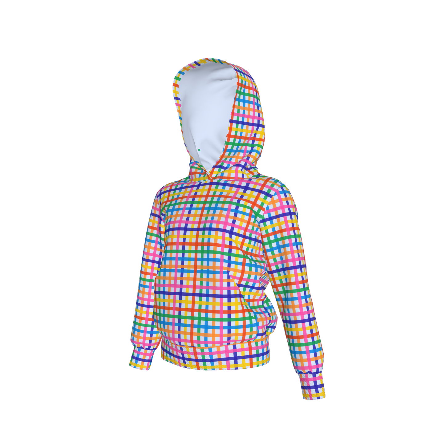 Happy Plaids Hoodie