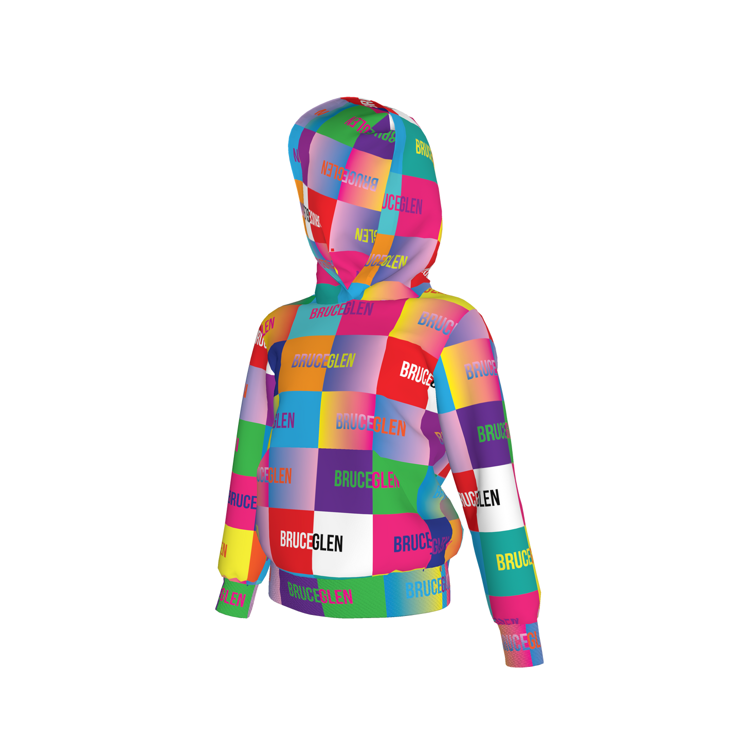 BruceGlen Logo Blocks Kid's Hoodie
