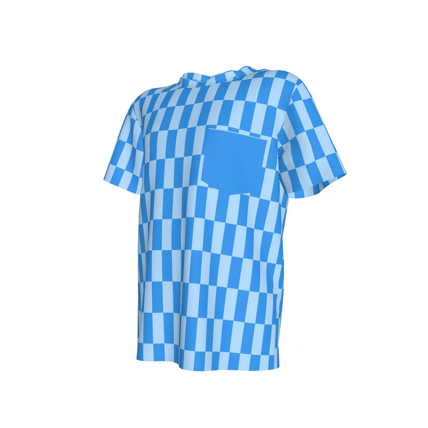 Vann Pocket Tee in Blue Hop
