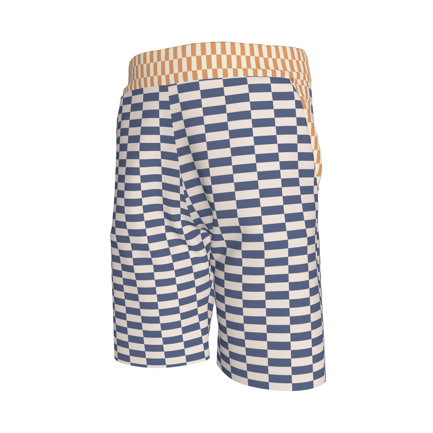 Blue & Yellow Gingham Shorts