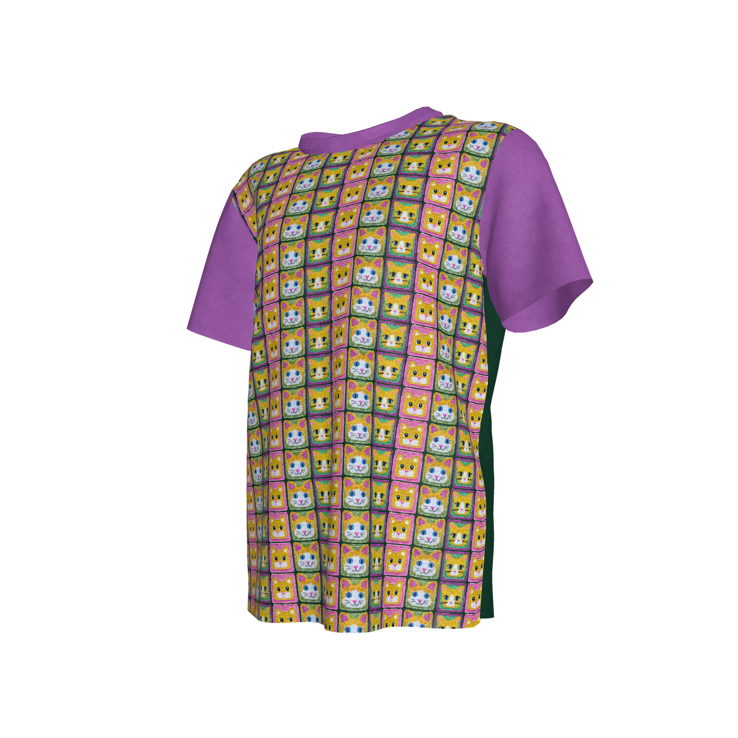 Kitty Squares Tee
