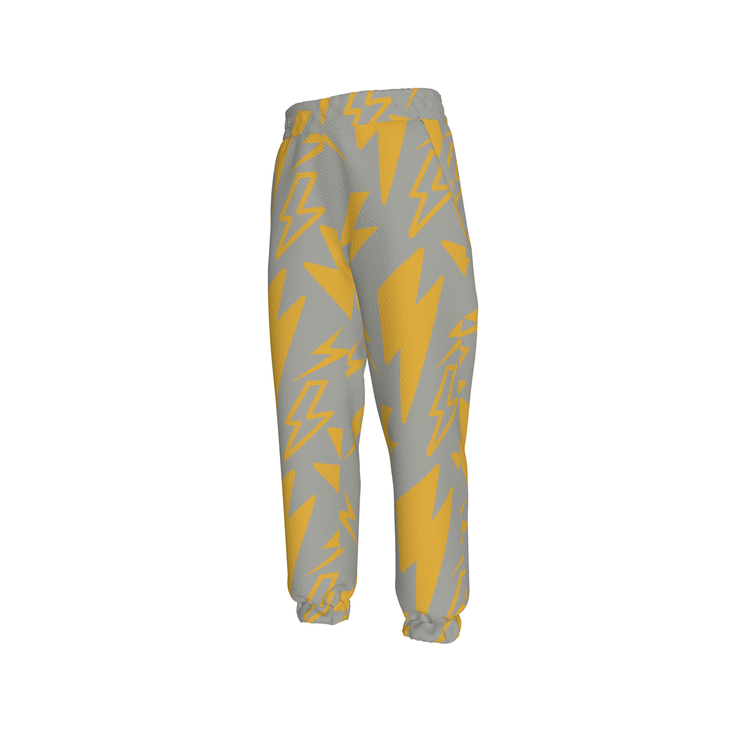 Kid's Sweatpants in Grey Super Thunder in Organic Cotton Spandex French Terry