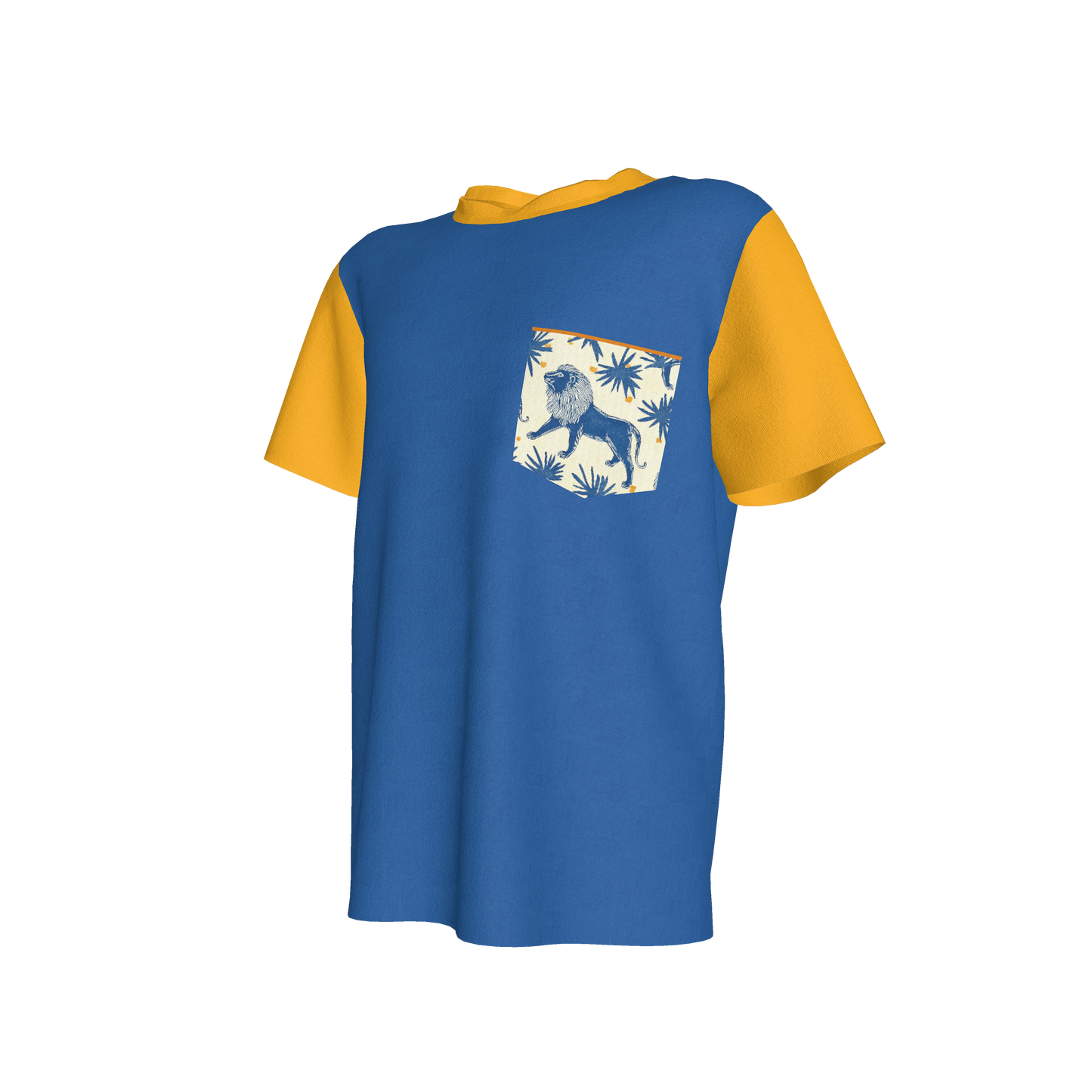 Leo Lion Pocket Tee in Hero