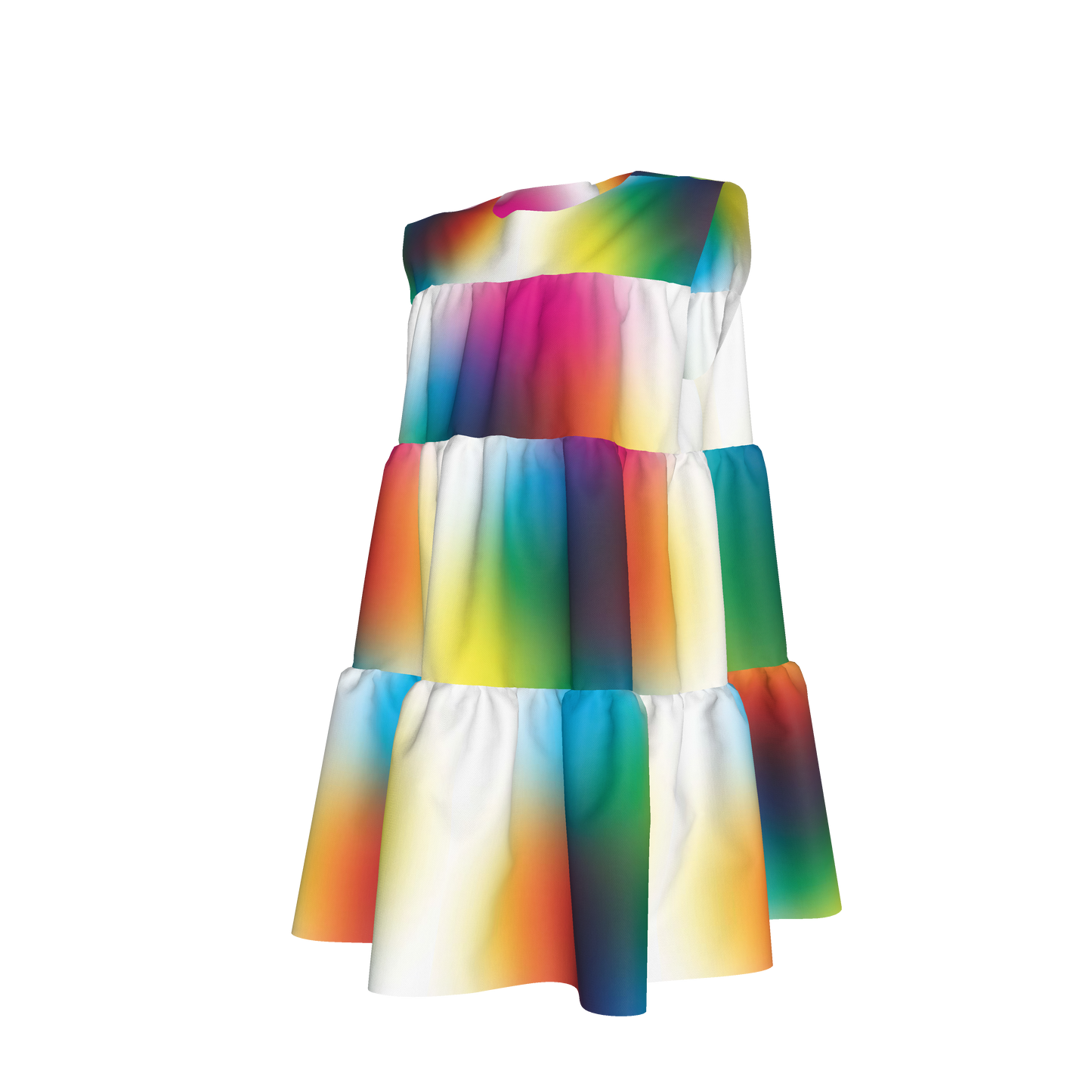 Color Code Kid's Tiered Dress