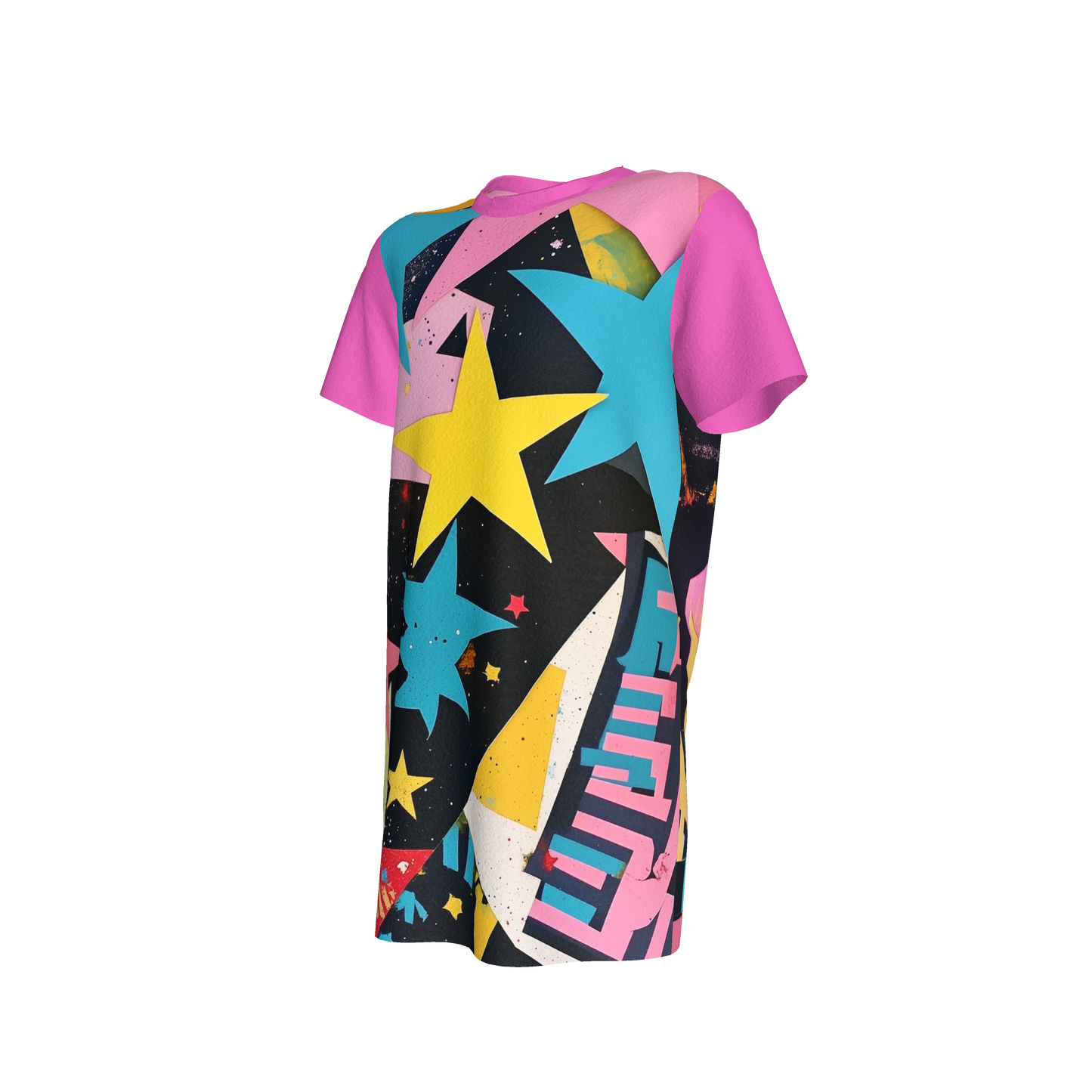 Arty Star Tee Dress