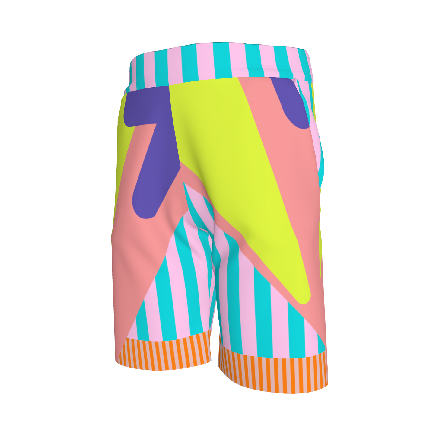 COLOR SPLASH SMOCKED SHORTS