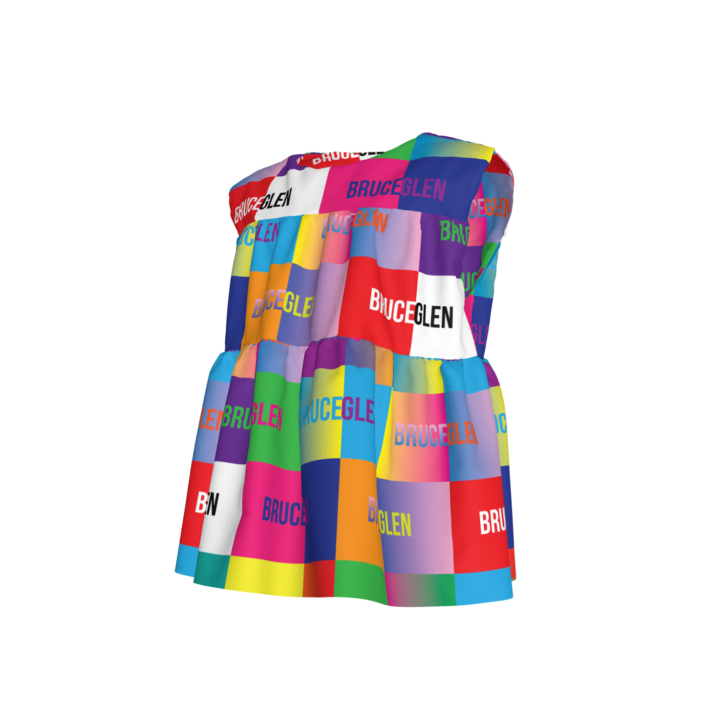 BruceGlen Logo Blocks Kid's Tiered Top