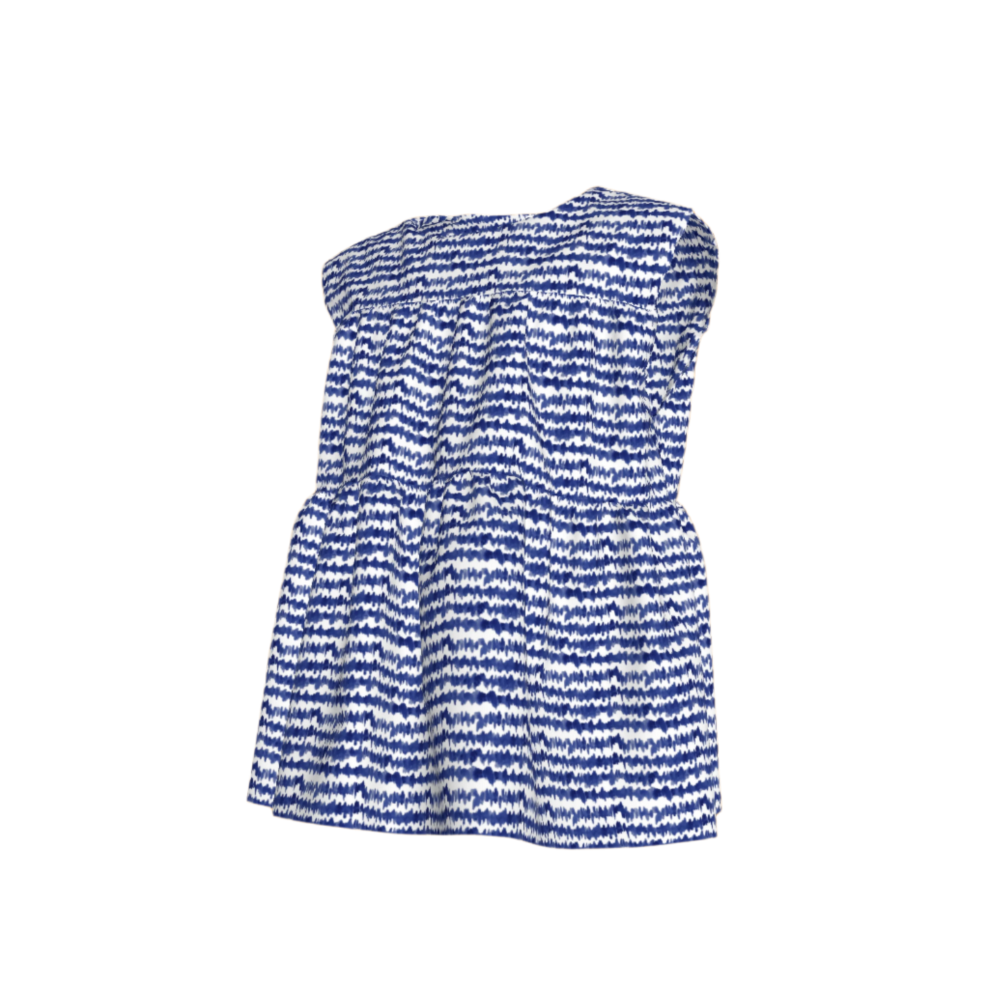 Kid's Sleeveless Ruffle Top in Cobalt Sound