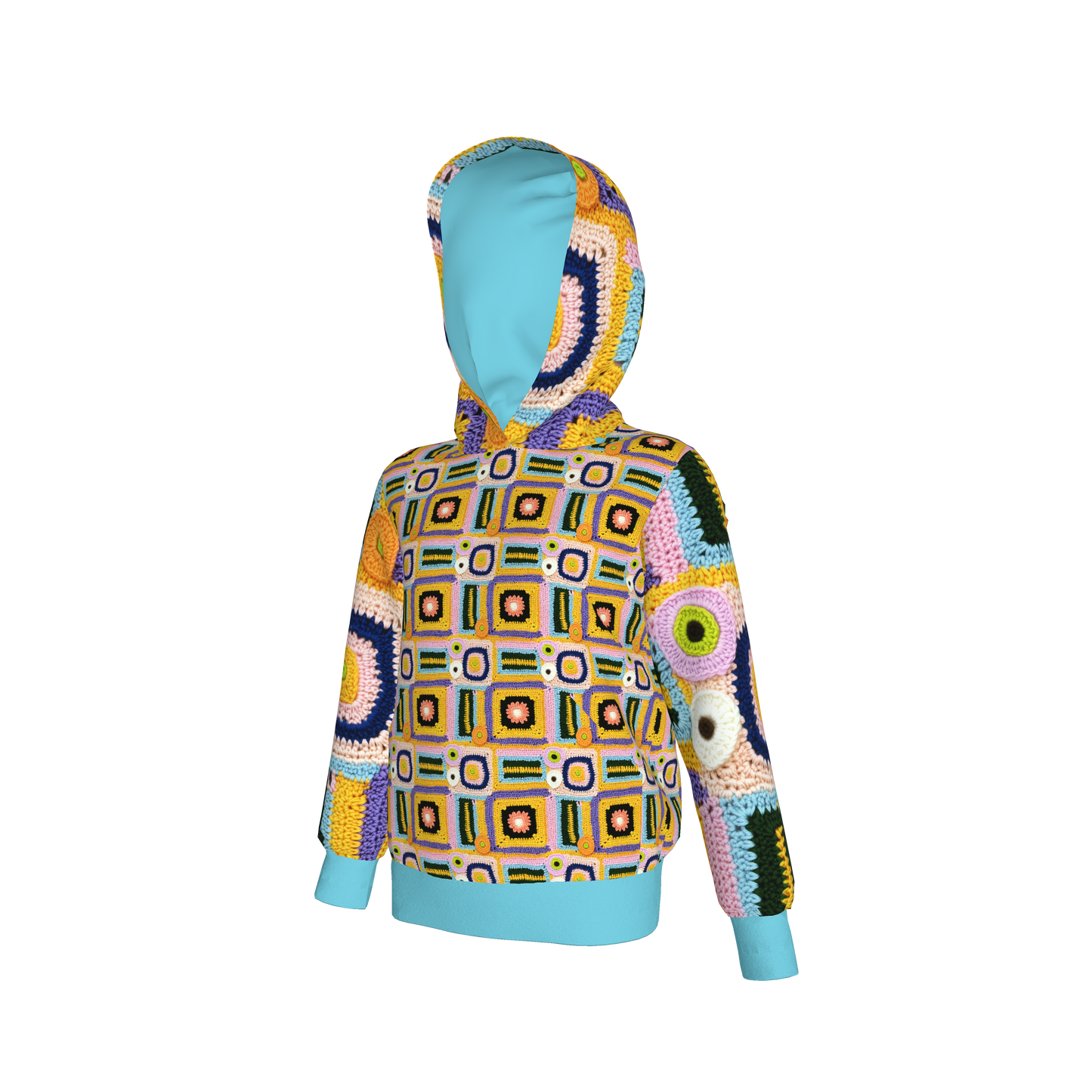 Allsorts Crochet Hoodie