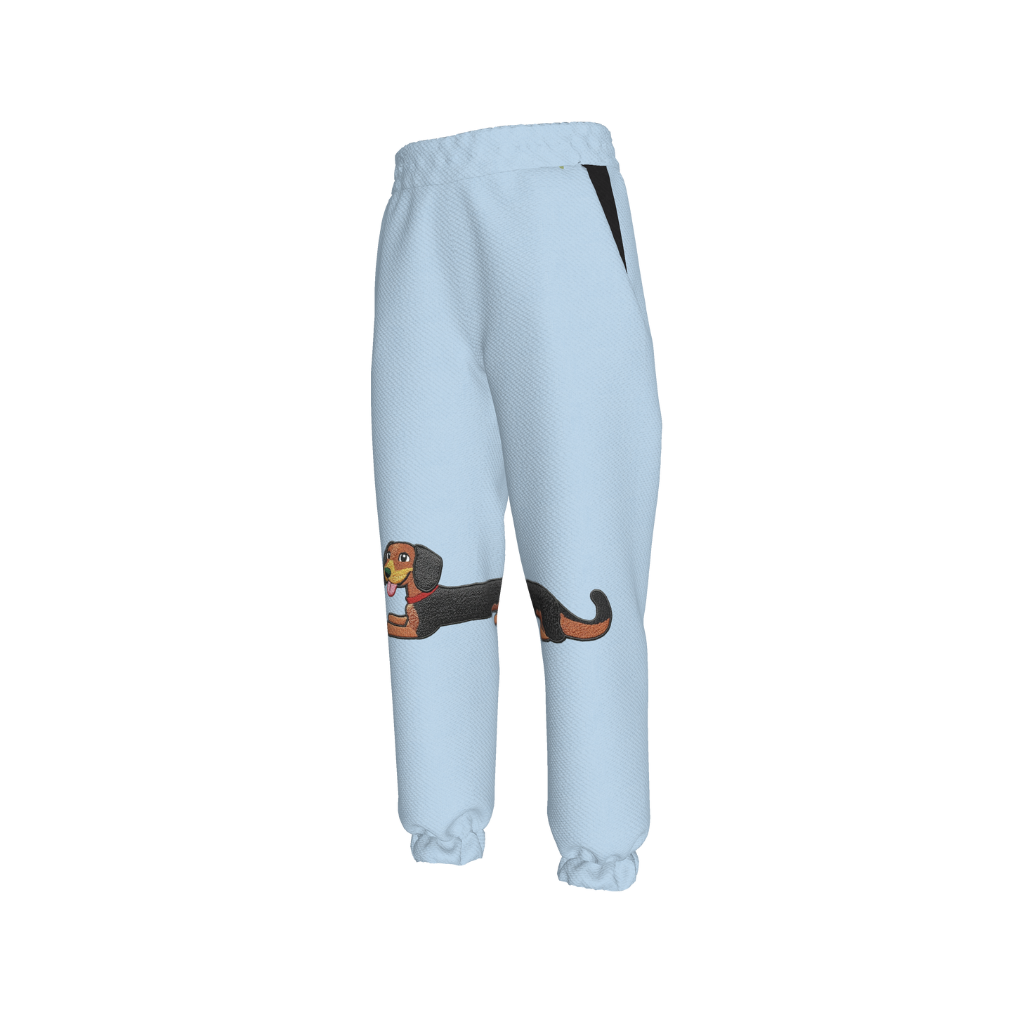 Dachshund Dash Pants in Sky Blue