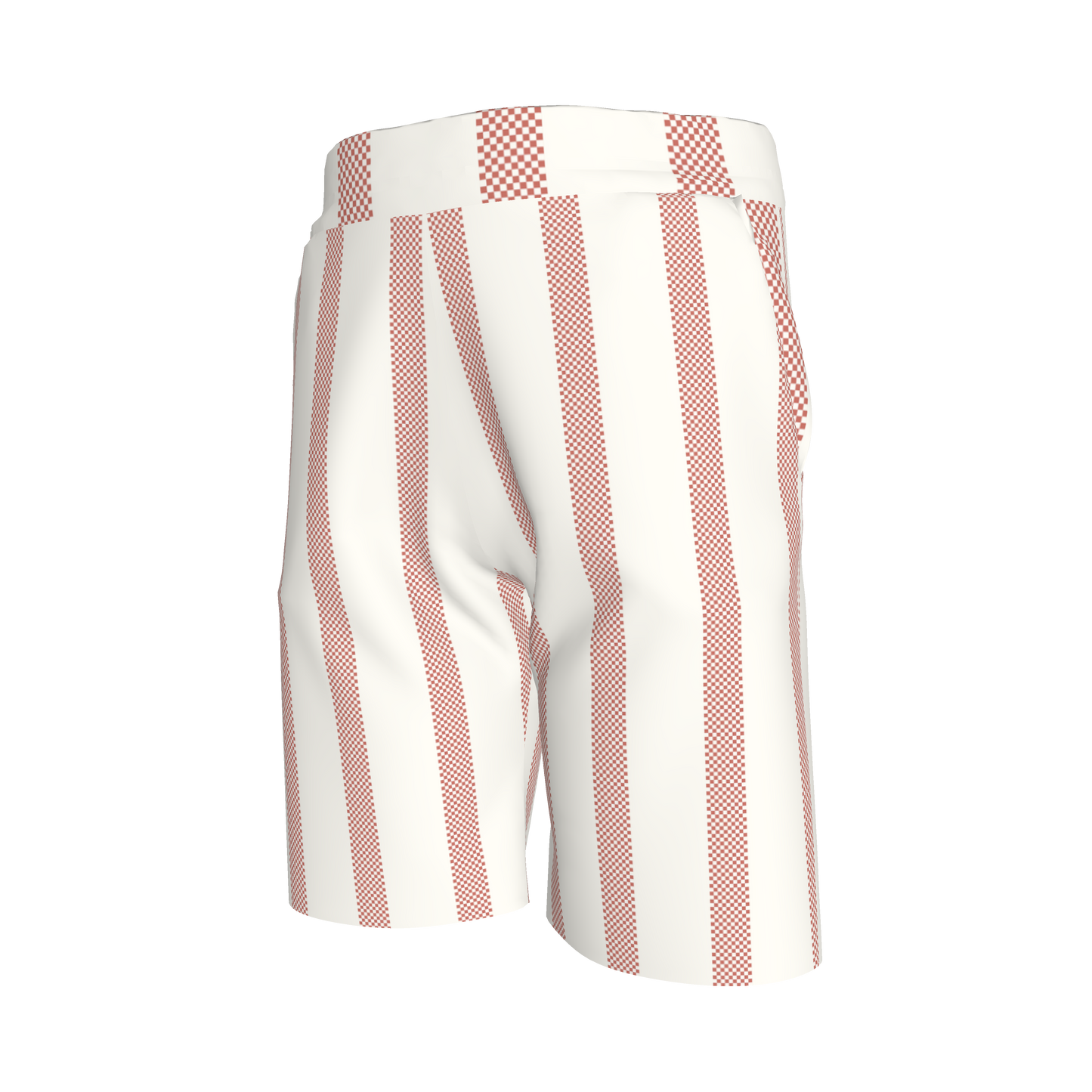 Red Stripes Shorts